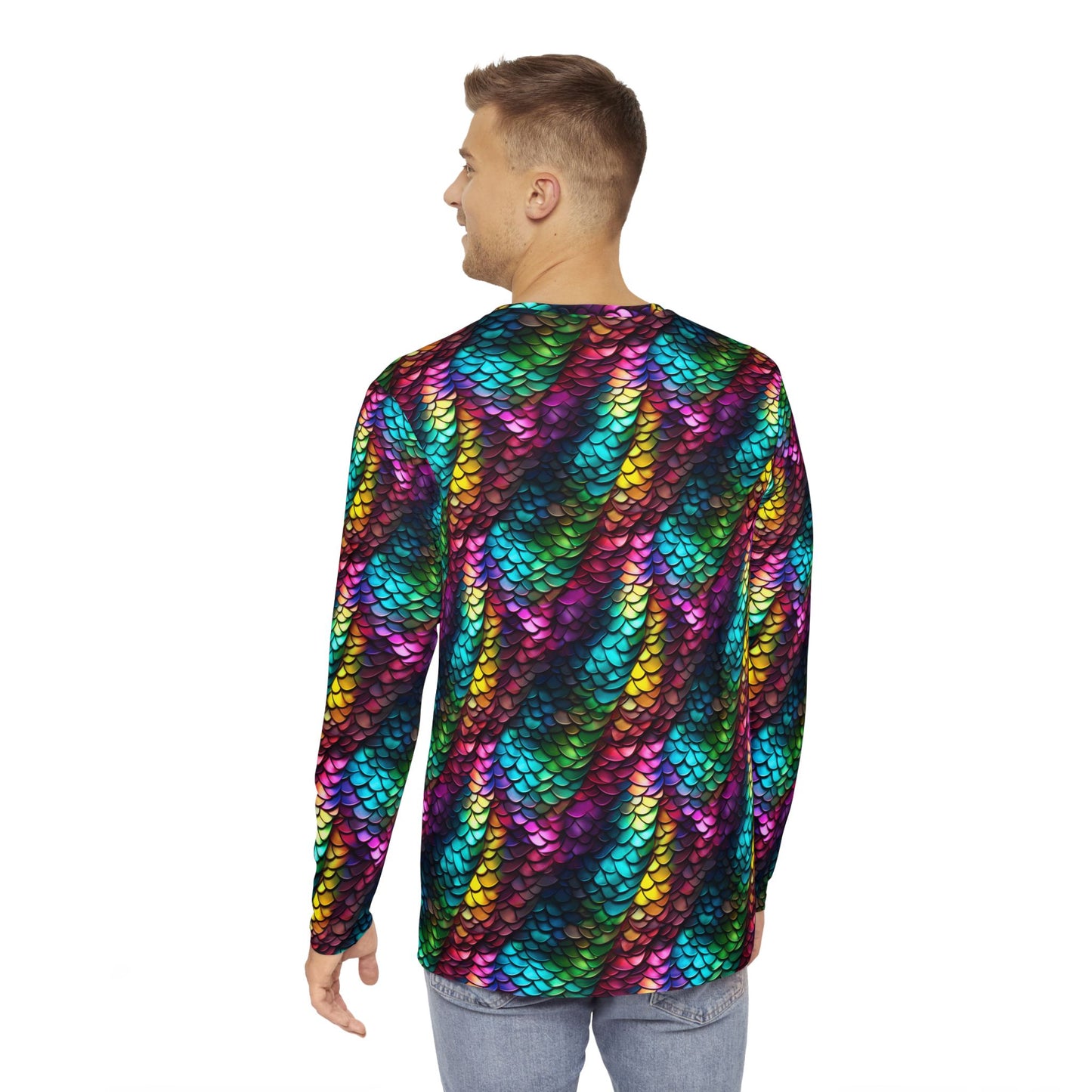 Neon Reptile Men's Long Sleeve Shirt