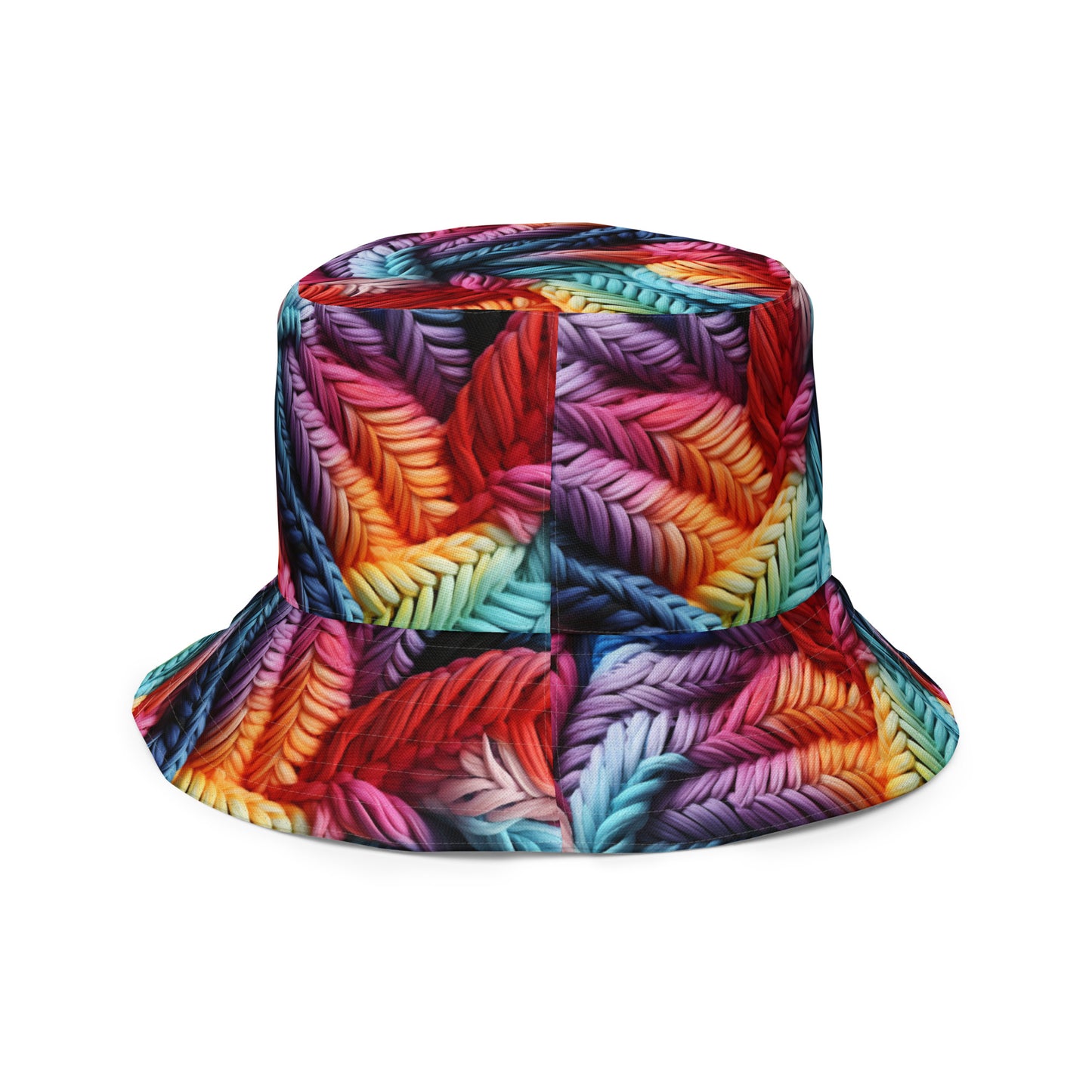 Colorful Lace Reversible bucket hat