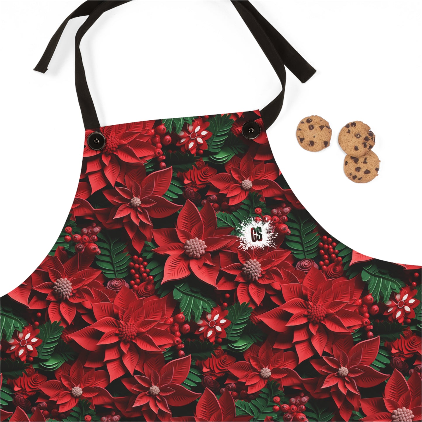 Christmas Leaves Apron