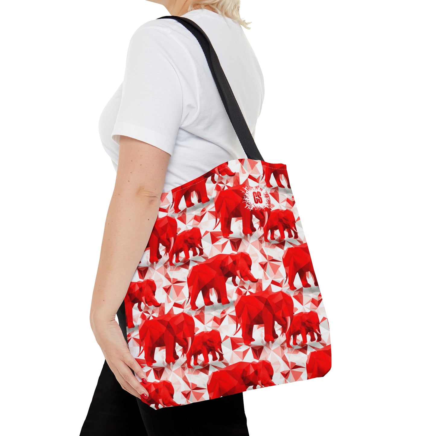 Elephants & Pyramids Tote Bag