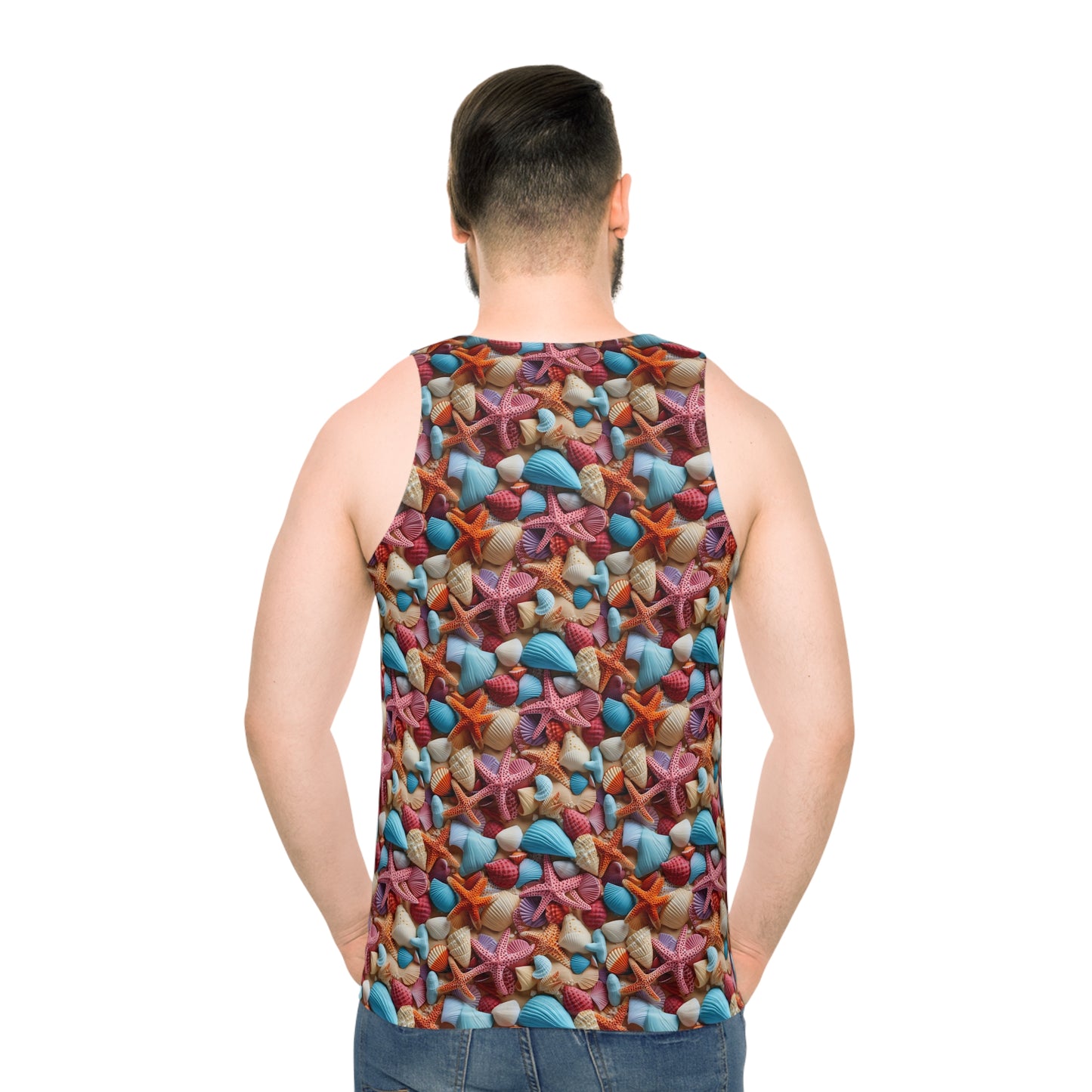 Starfish & Seashells Unisex Tank Top