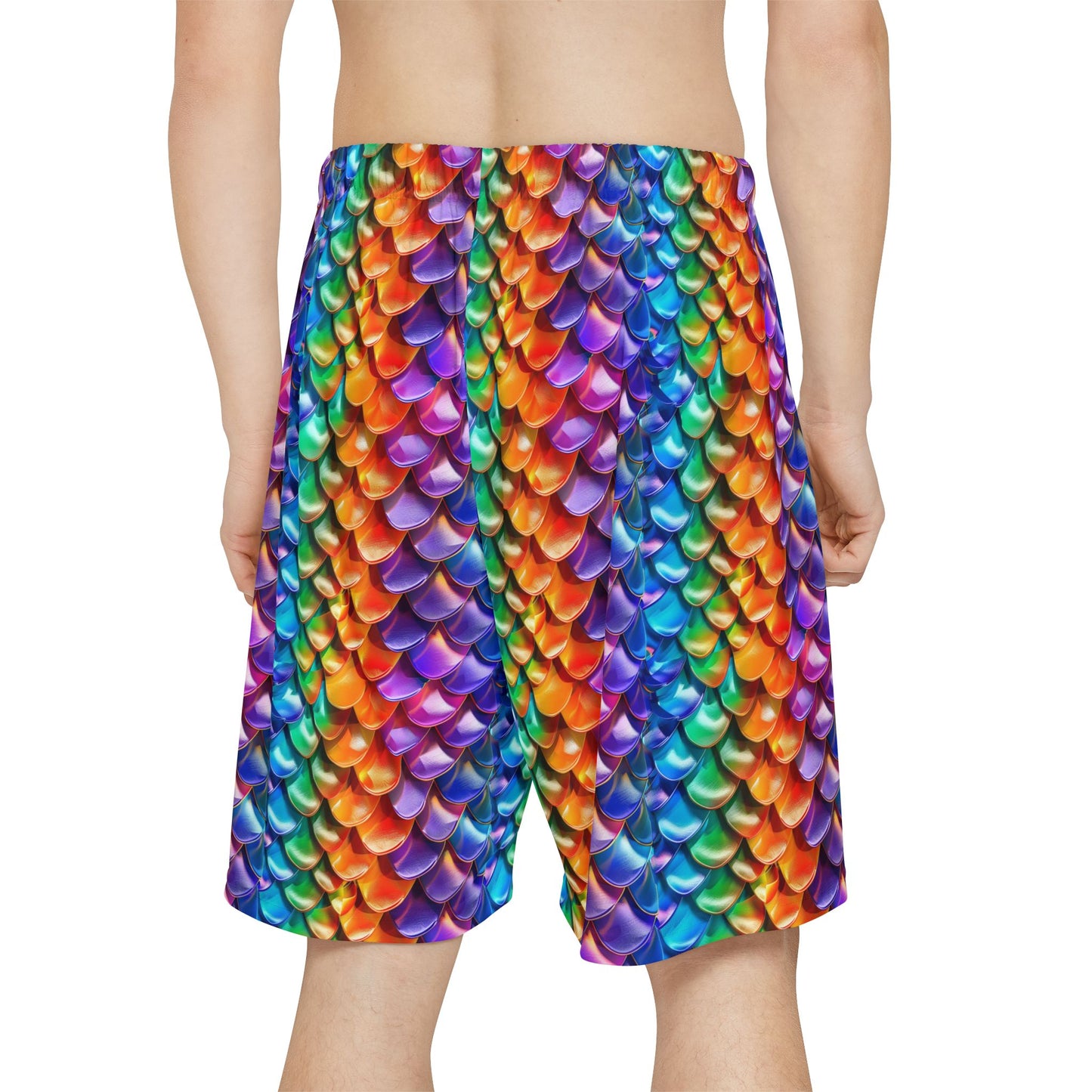 Neon Reptile Men’s Sports Shorts