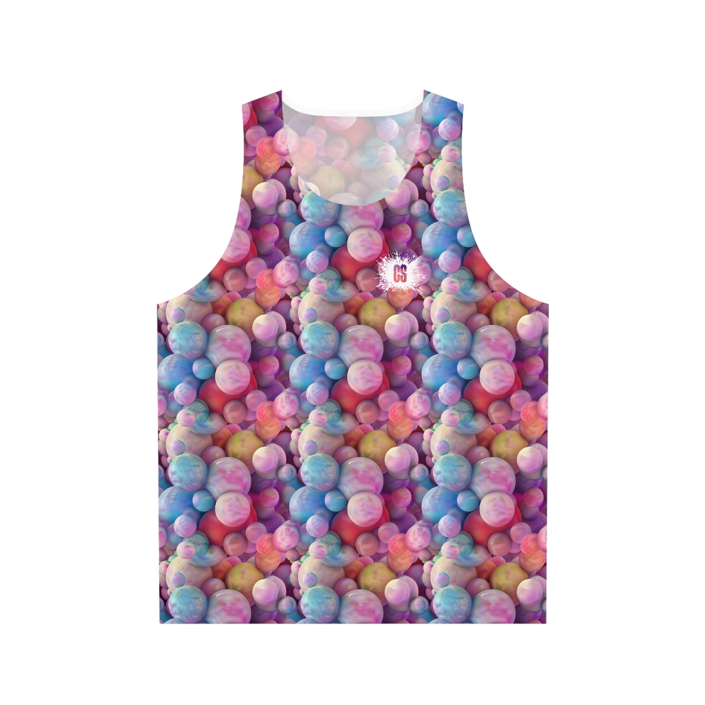 Pastel Marbles Unisex Tank Top (AOP)