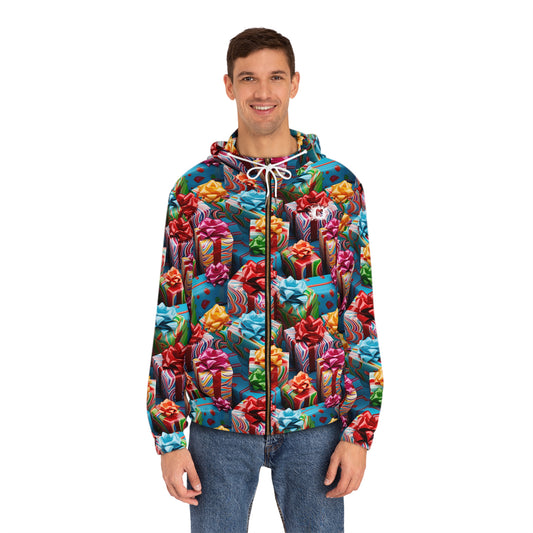 Christmas Gifts Men's Full-Zip Hoodie