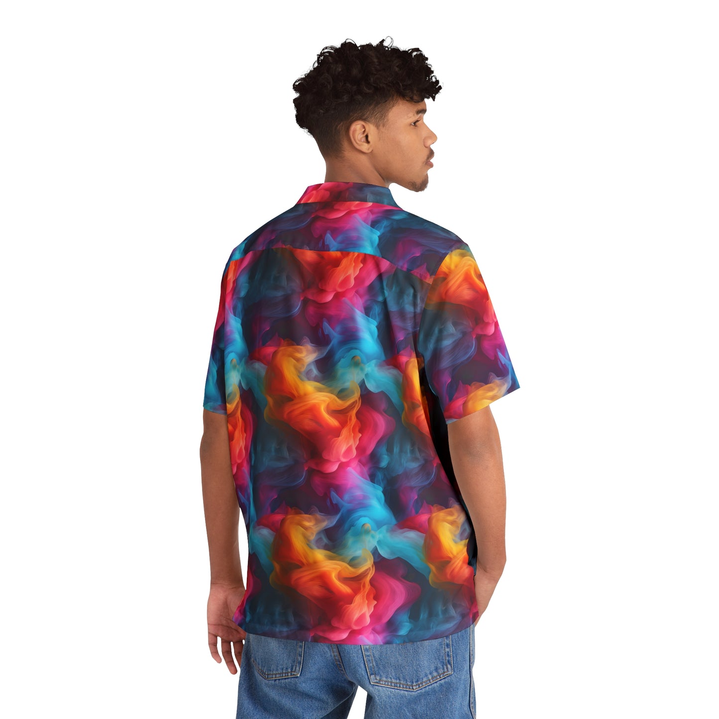 Smoky Haze Men's Hawaiian Shirt