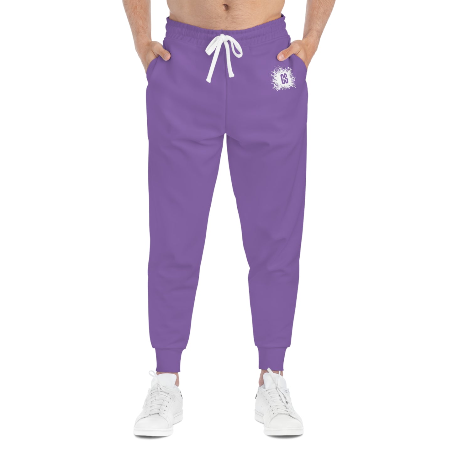 Light Purple Accent Athletic Joggers