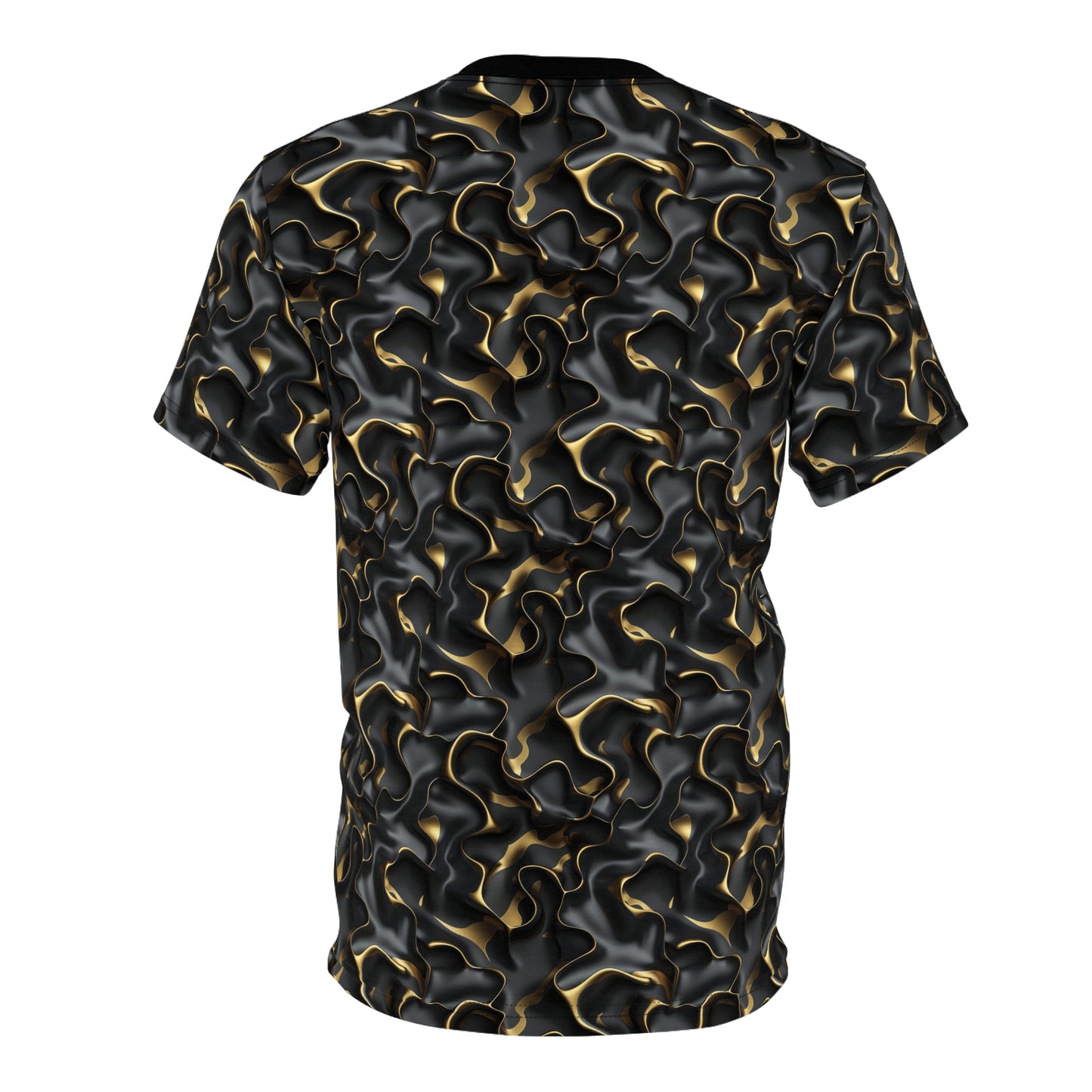 Black & Gold Ruffles Sphinx 1906 Unisex Cut & Sew Tee