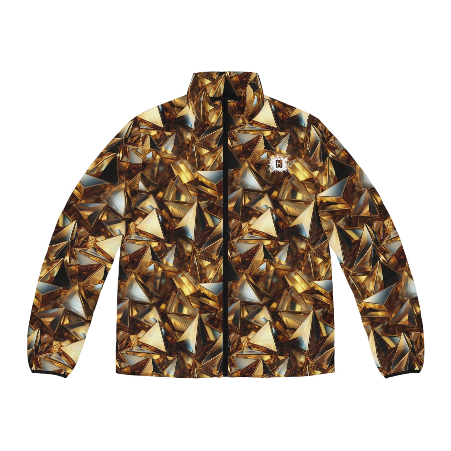 Golden Triangles Men's Puffer Jacket