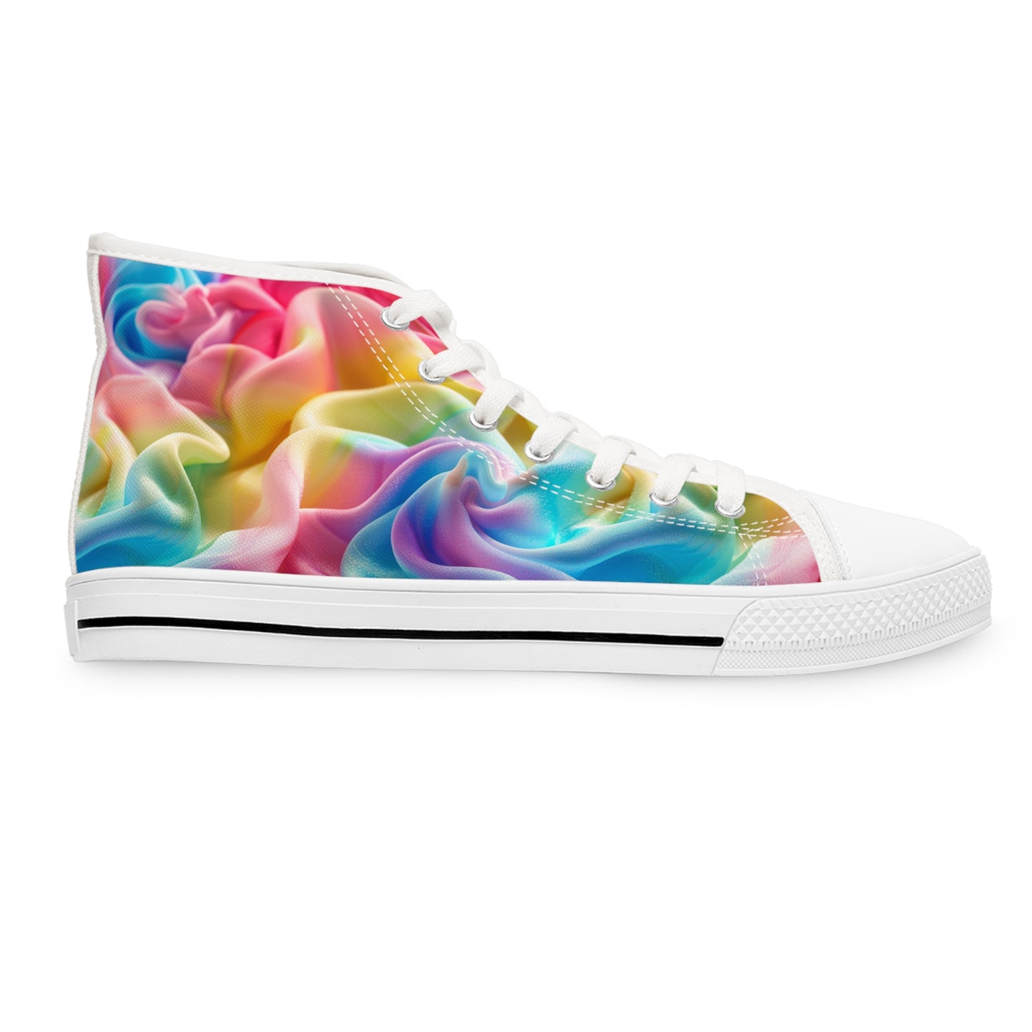 Cotton Candy Clouds Women's High Top Sneakers