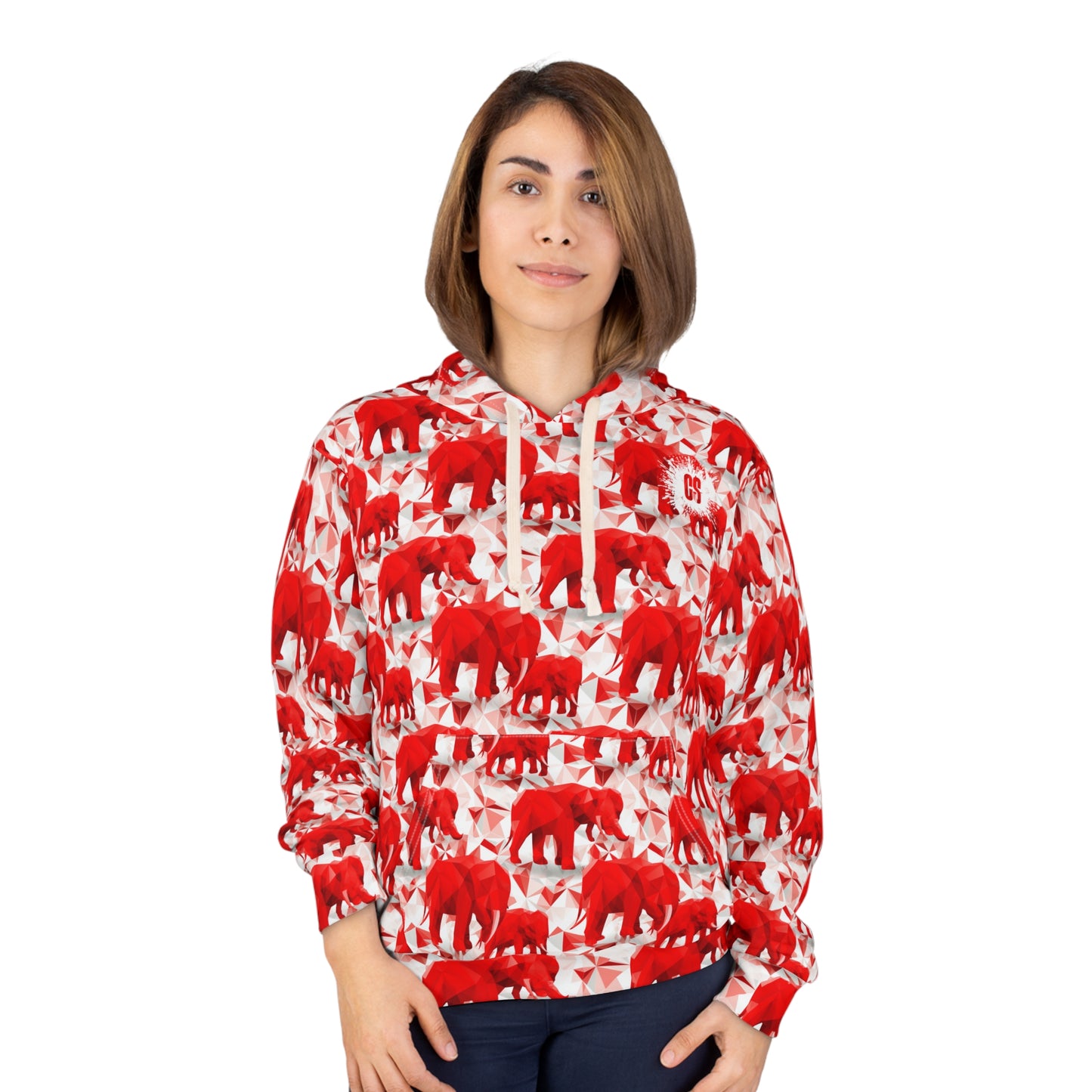 Elephants & Triangles Unisex Pullover Hoodie