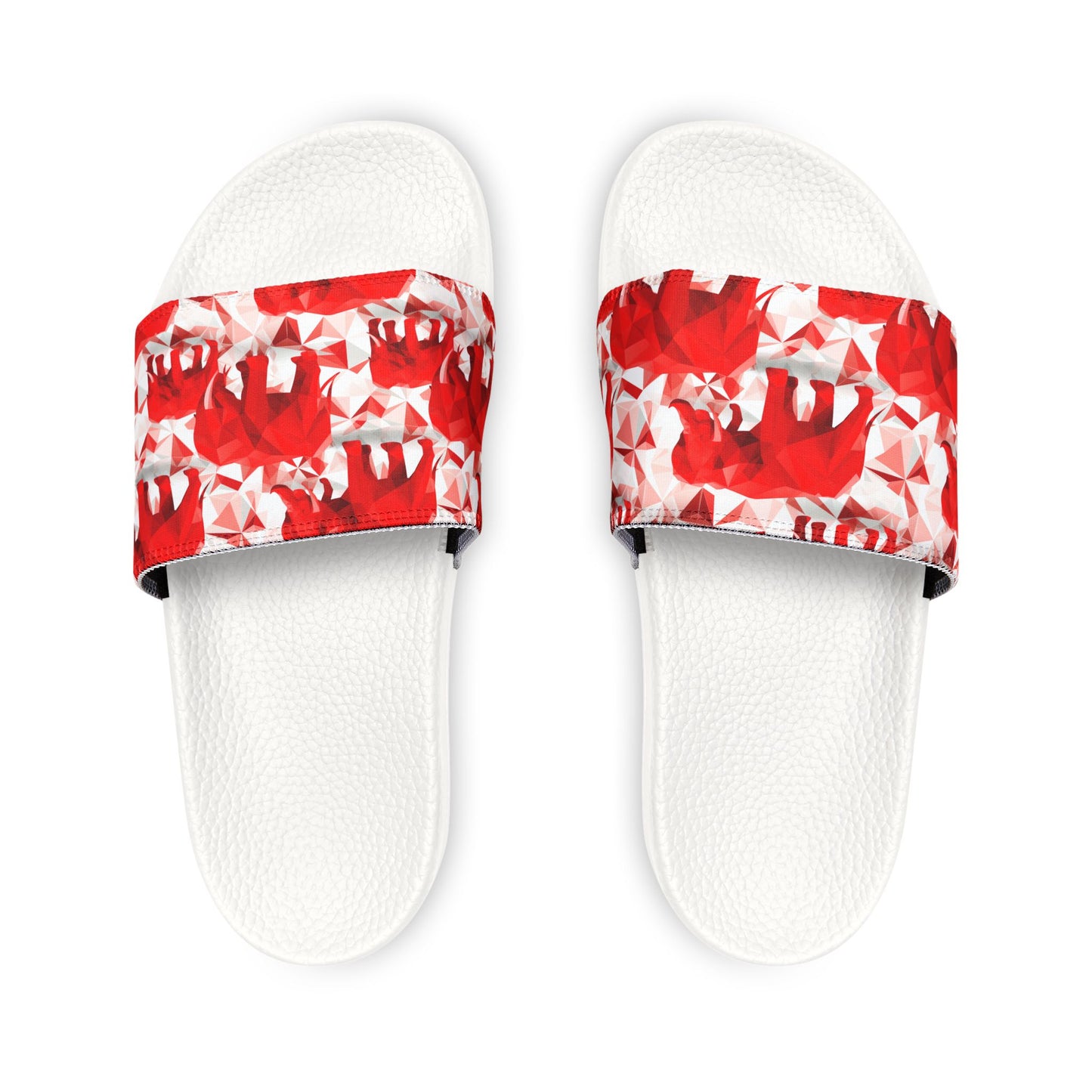 Elephants & Triangles Women's PU Slide Sandals