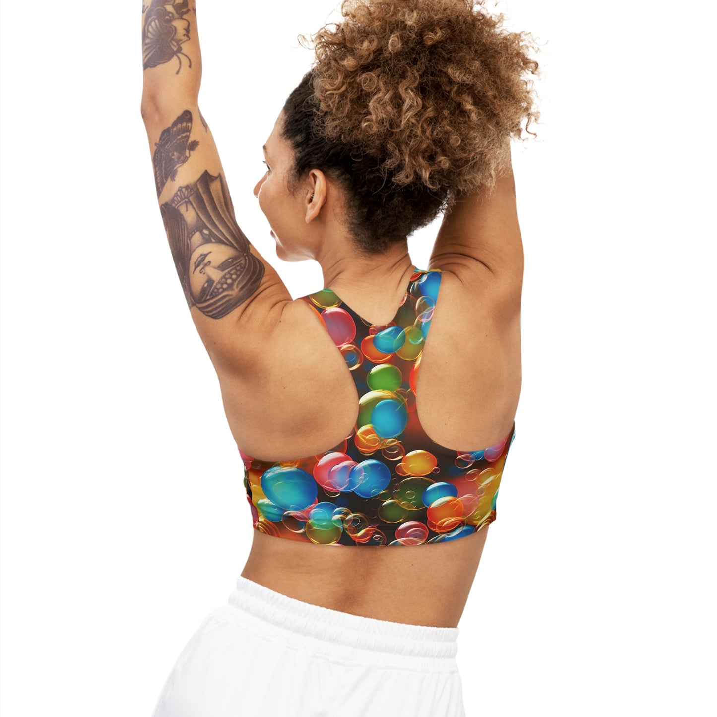 Bubble Attack Seamless Sports Bra