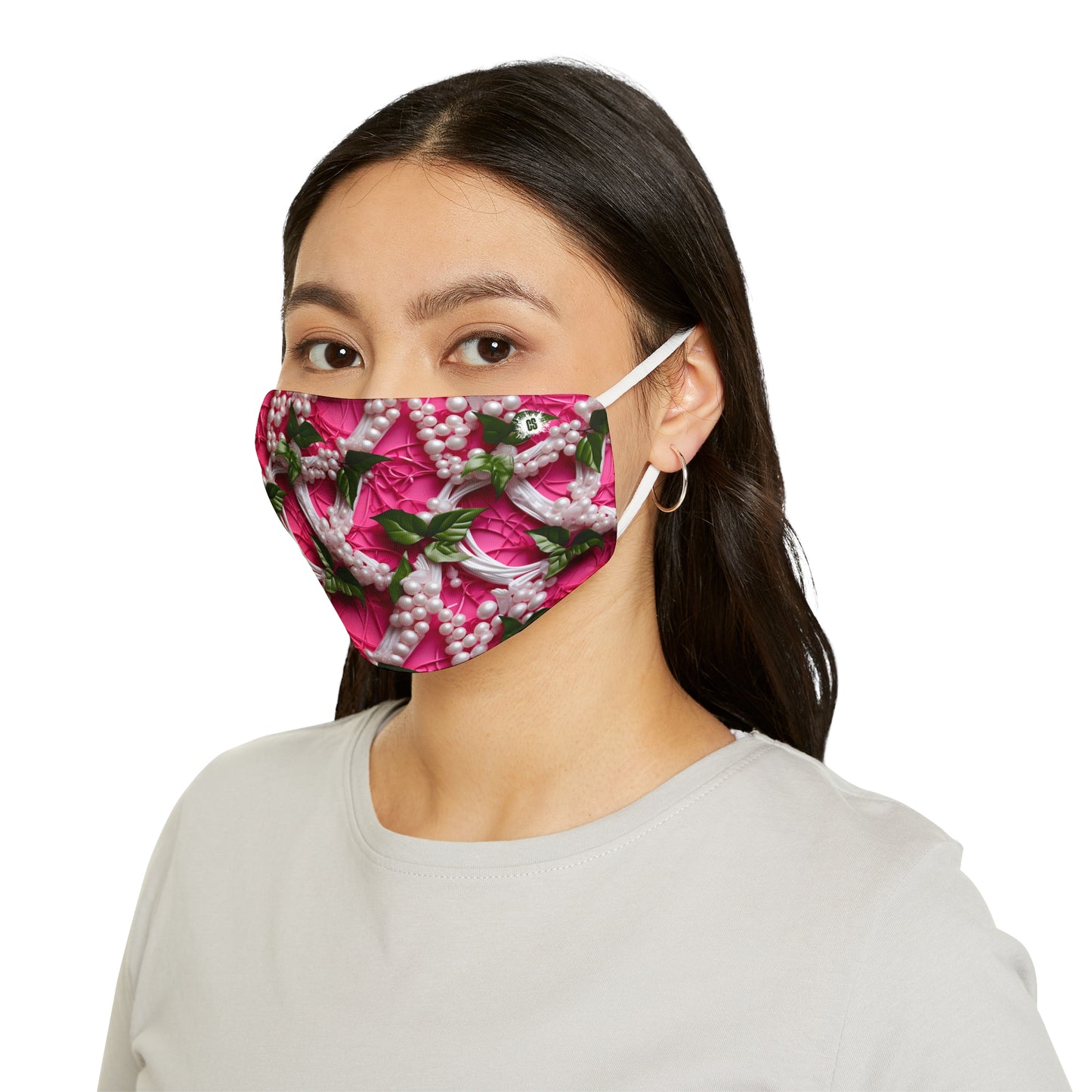 Ivy & Pearls Snug-Fit Fabric Face Mask