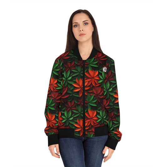 Christmas Bouquet Women's Bomber Jacket