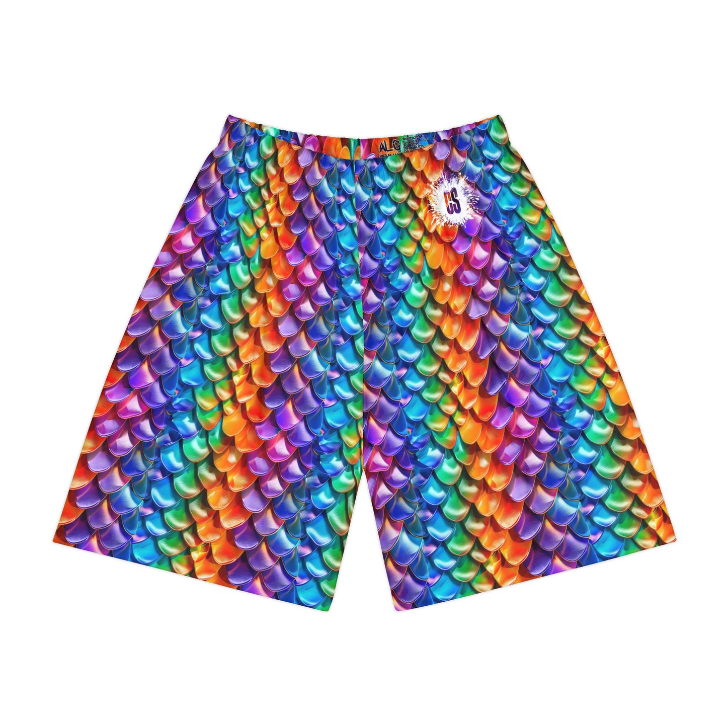 Neon Reptile Men’s Sports Shorts