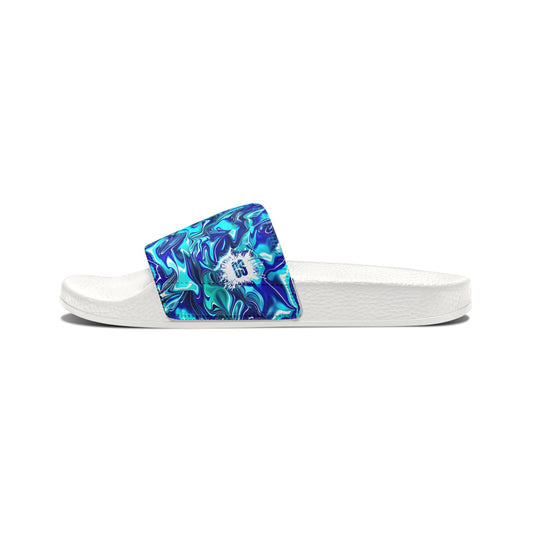 Blue Ocean Satin Men's Removable-Strap Sandals