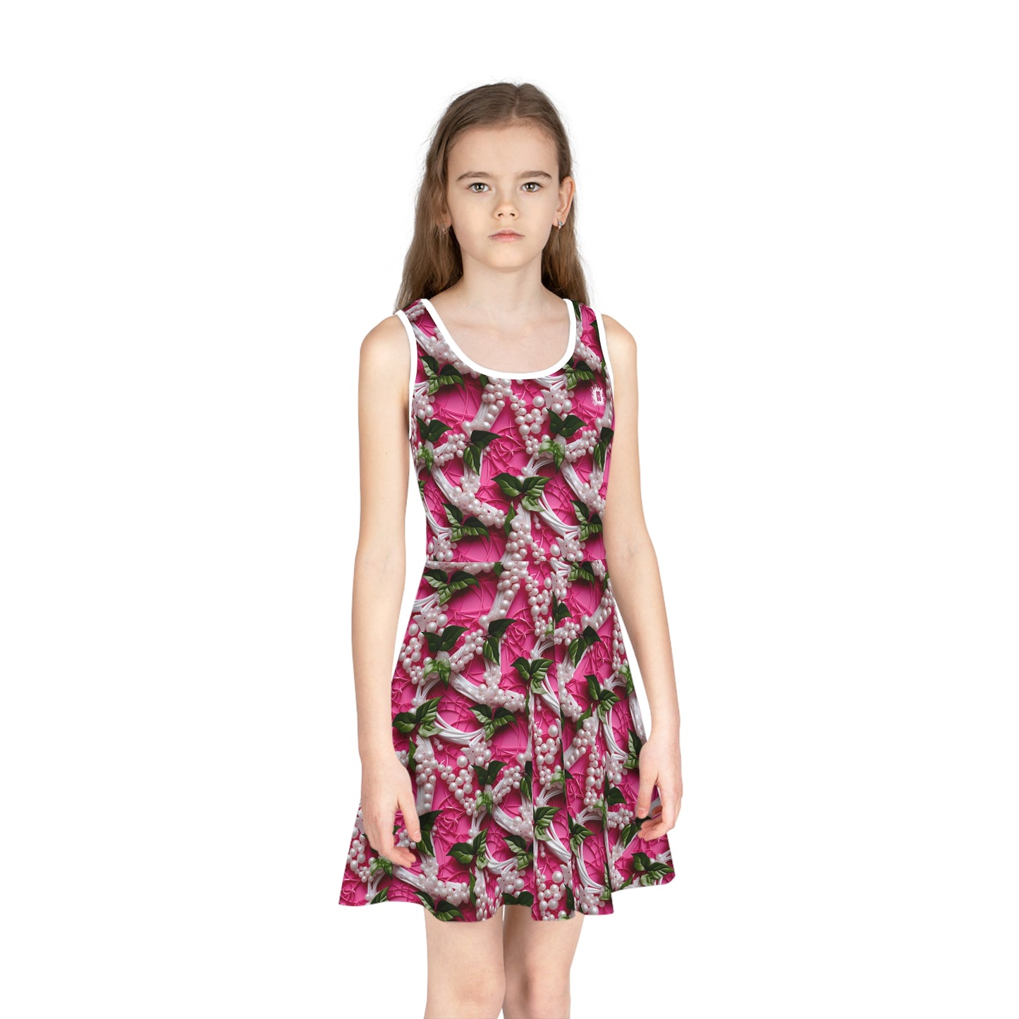 Ivy & Pearls Girls' Sleeveless Sundress