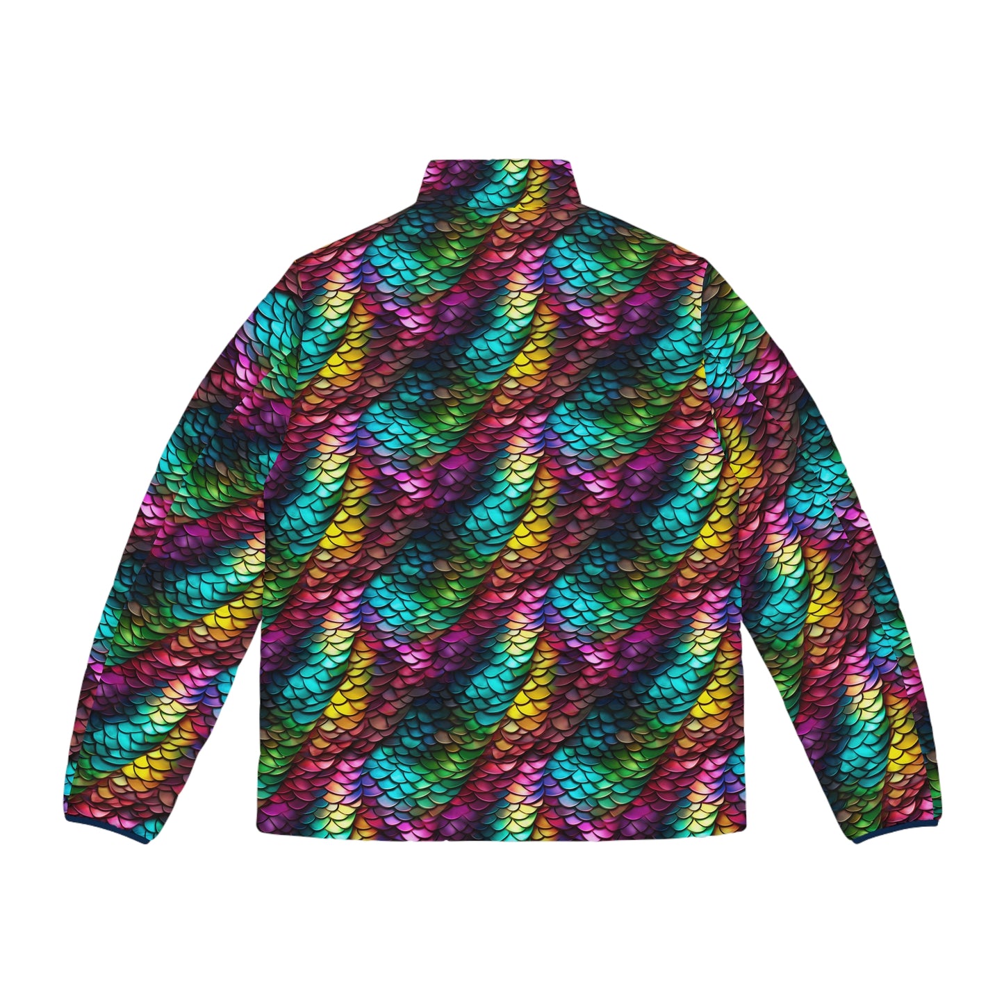 Neon Reptile Men's Puffer Jacket