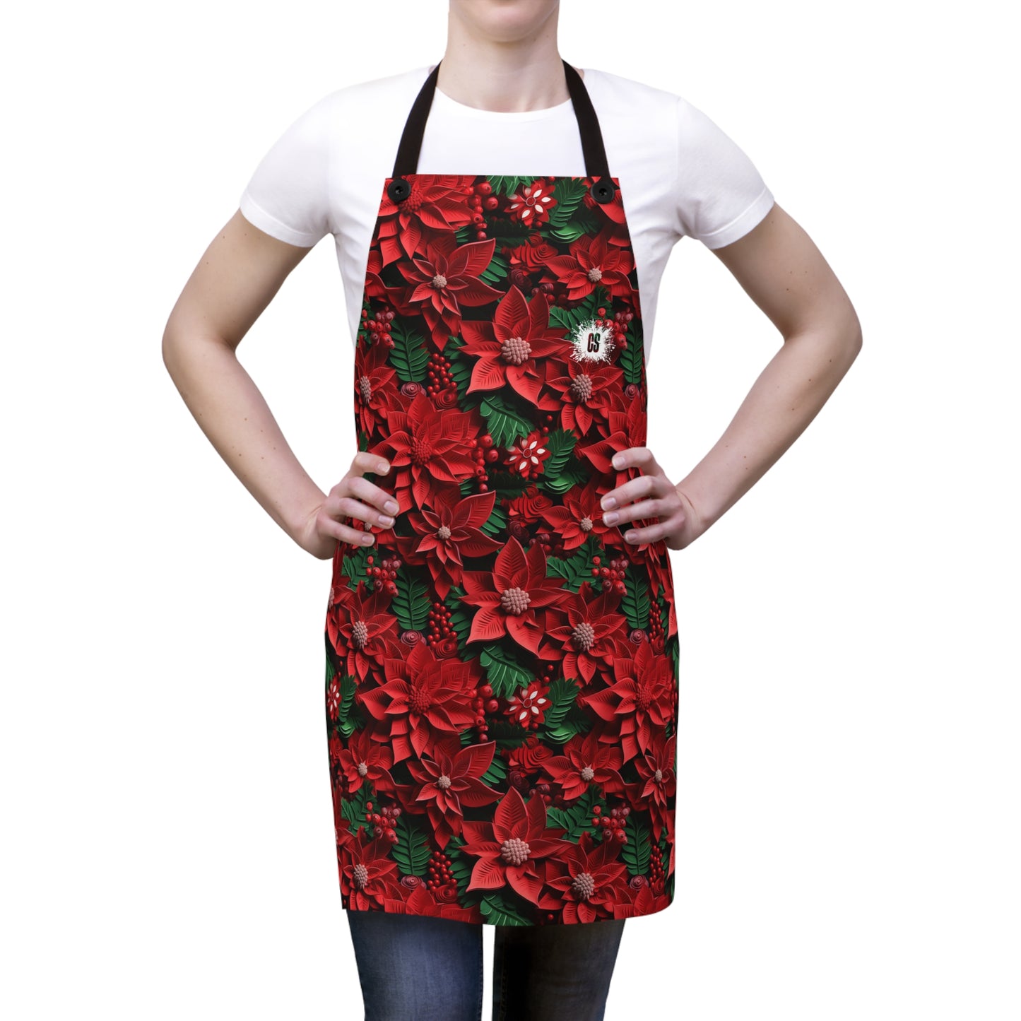 Christmas Leaves Apron