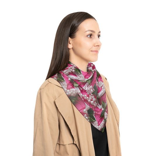 Ivy & Pearls Poly Scarf