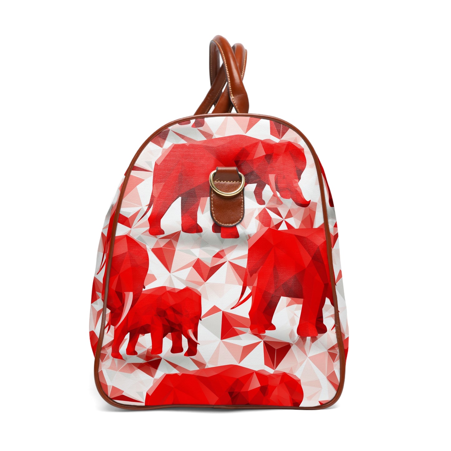 Elephants & Triangles Waterproof Travel Bag