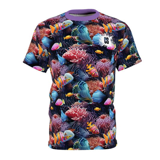 Deep Sea Aquarium Unisex Cut & Sew Tee