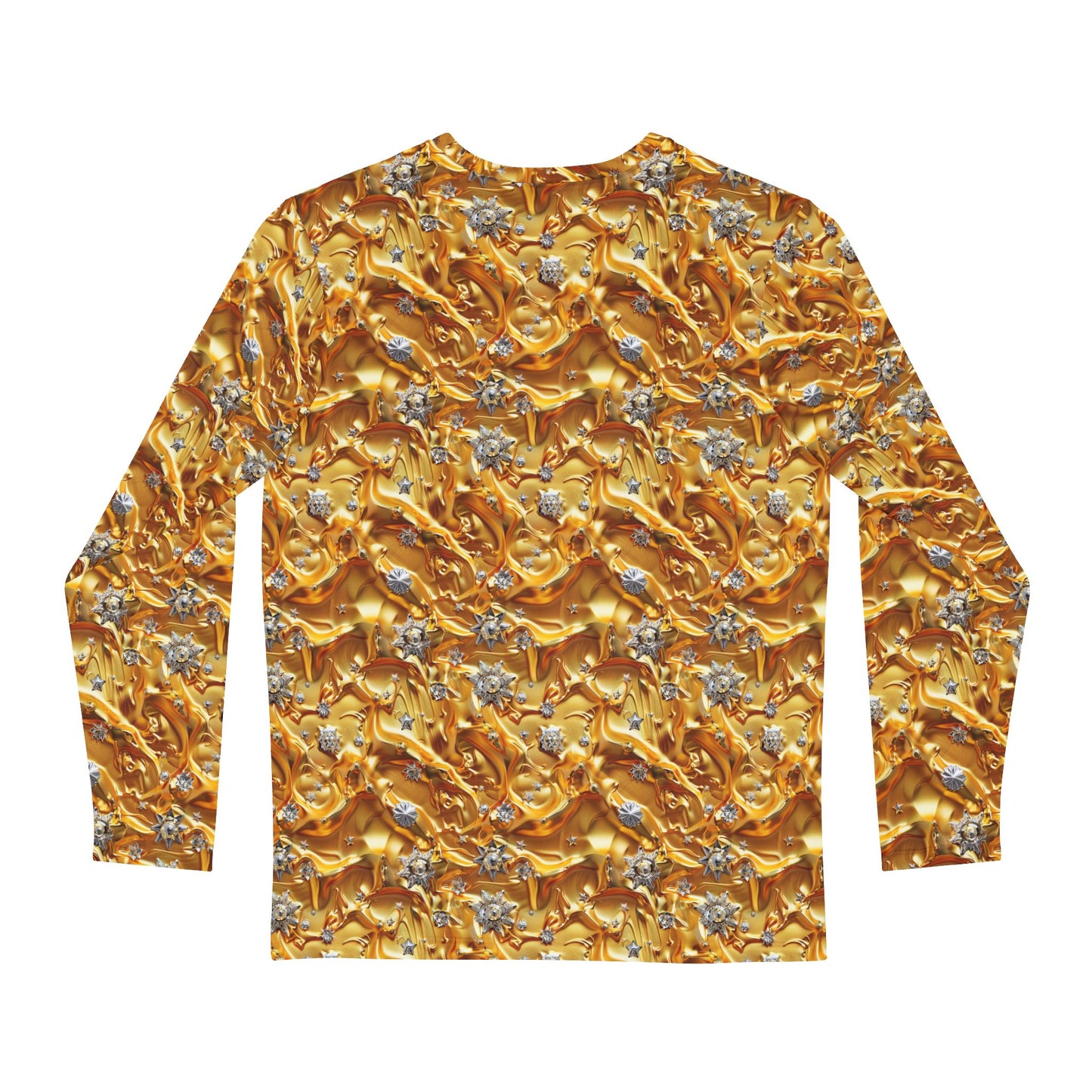 Diamonds & Gold Men's Long Sleeve Shirt