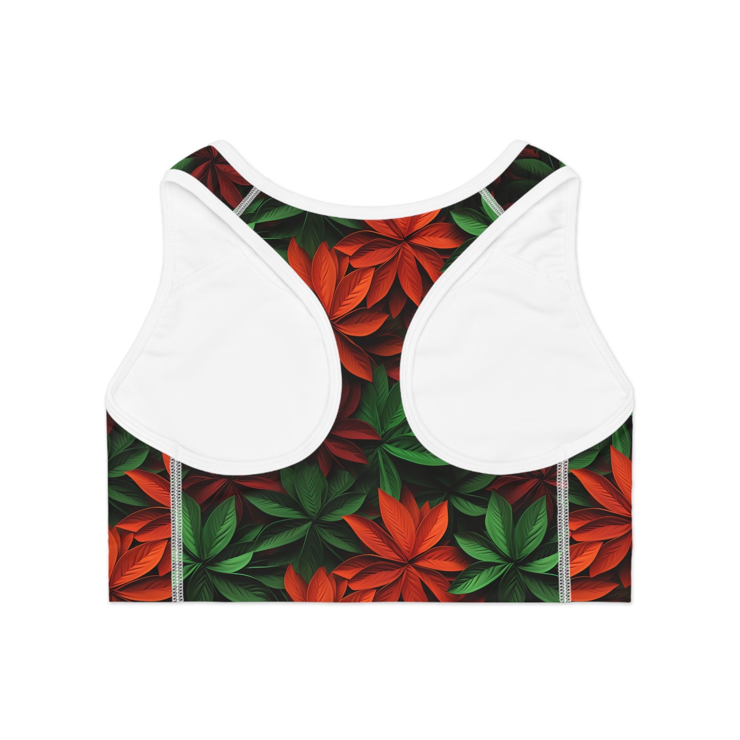 Christmas Bouquet Sports Bra