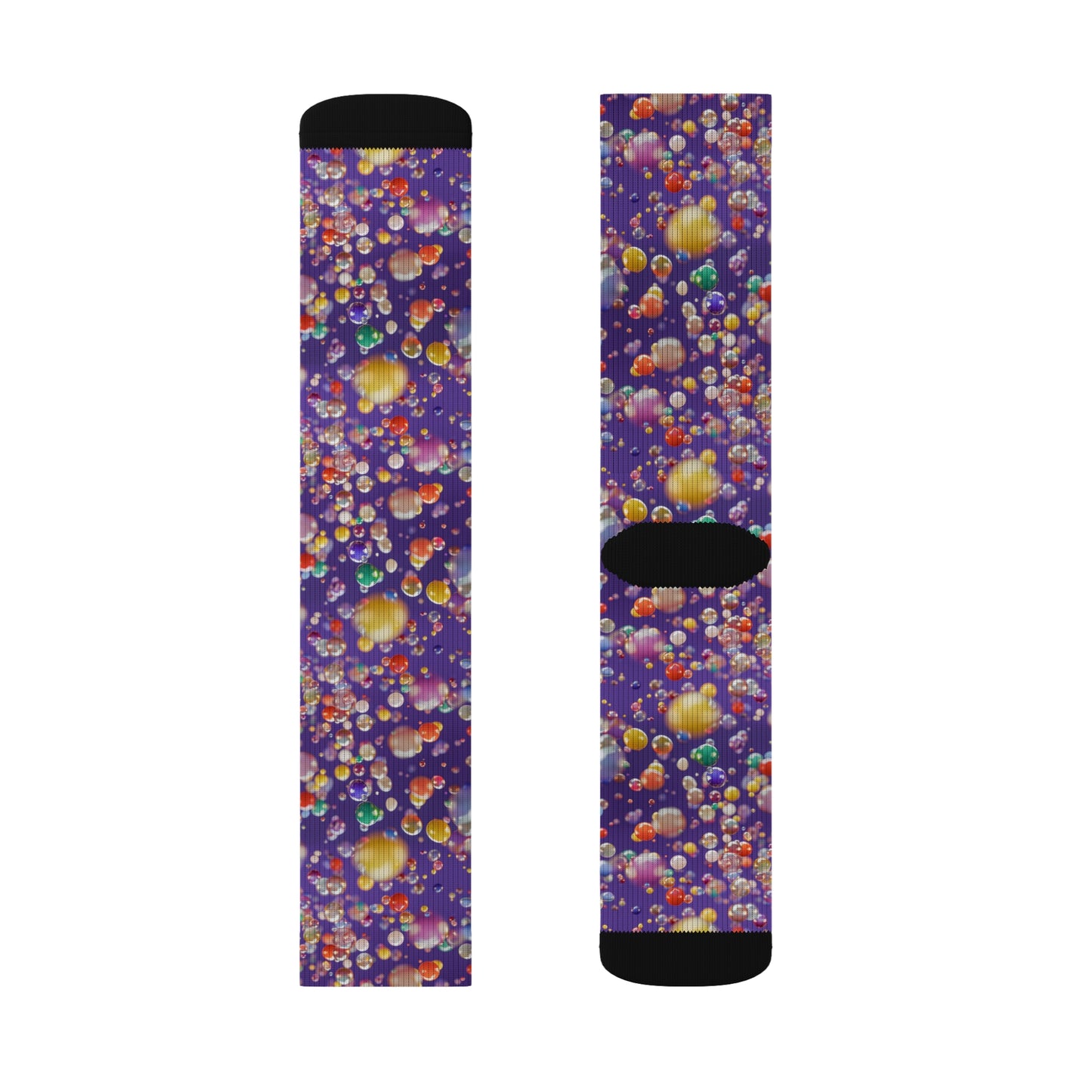 Grape Bubbles Sublimation Socks