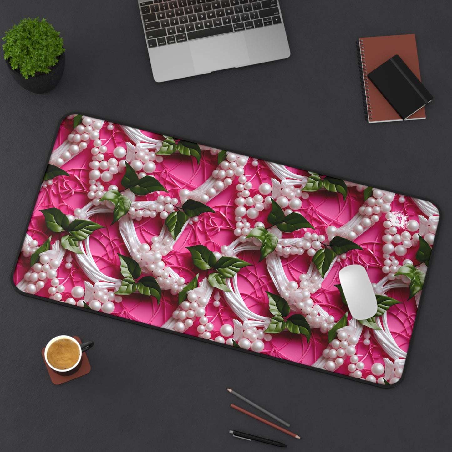 Ivy & Pearls Desk Mat