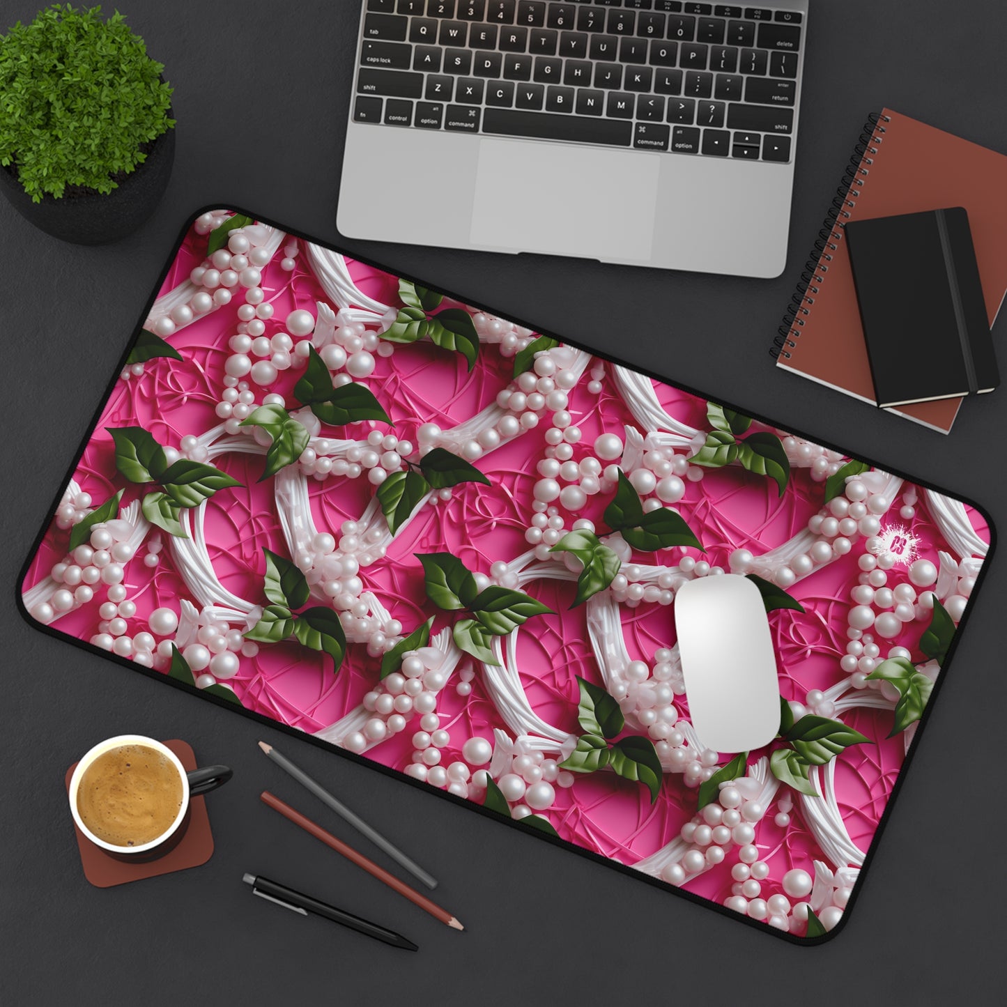 Ivy & Pearls Desk Mat