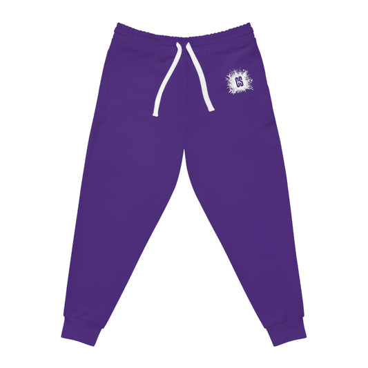 Purple Accent Athletic Joggers