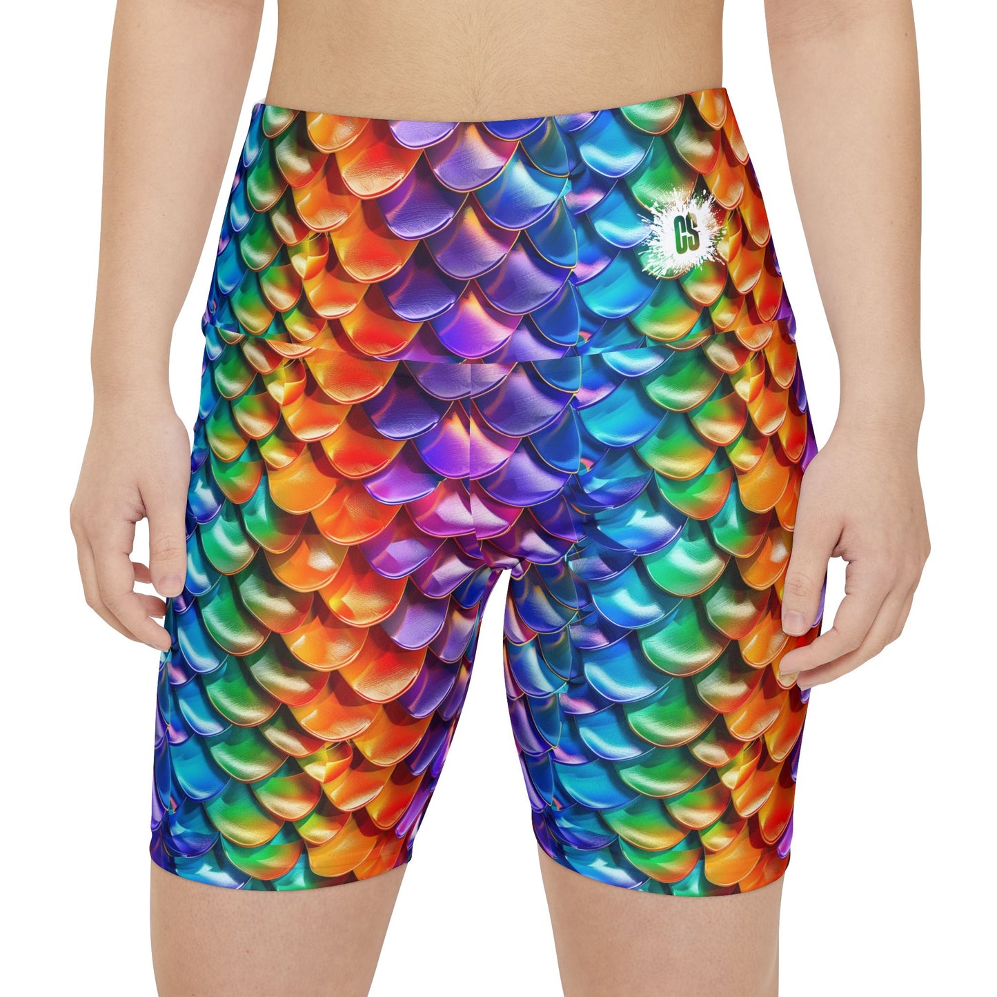 Neon Reptile Women's Workout Shorts