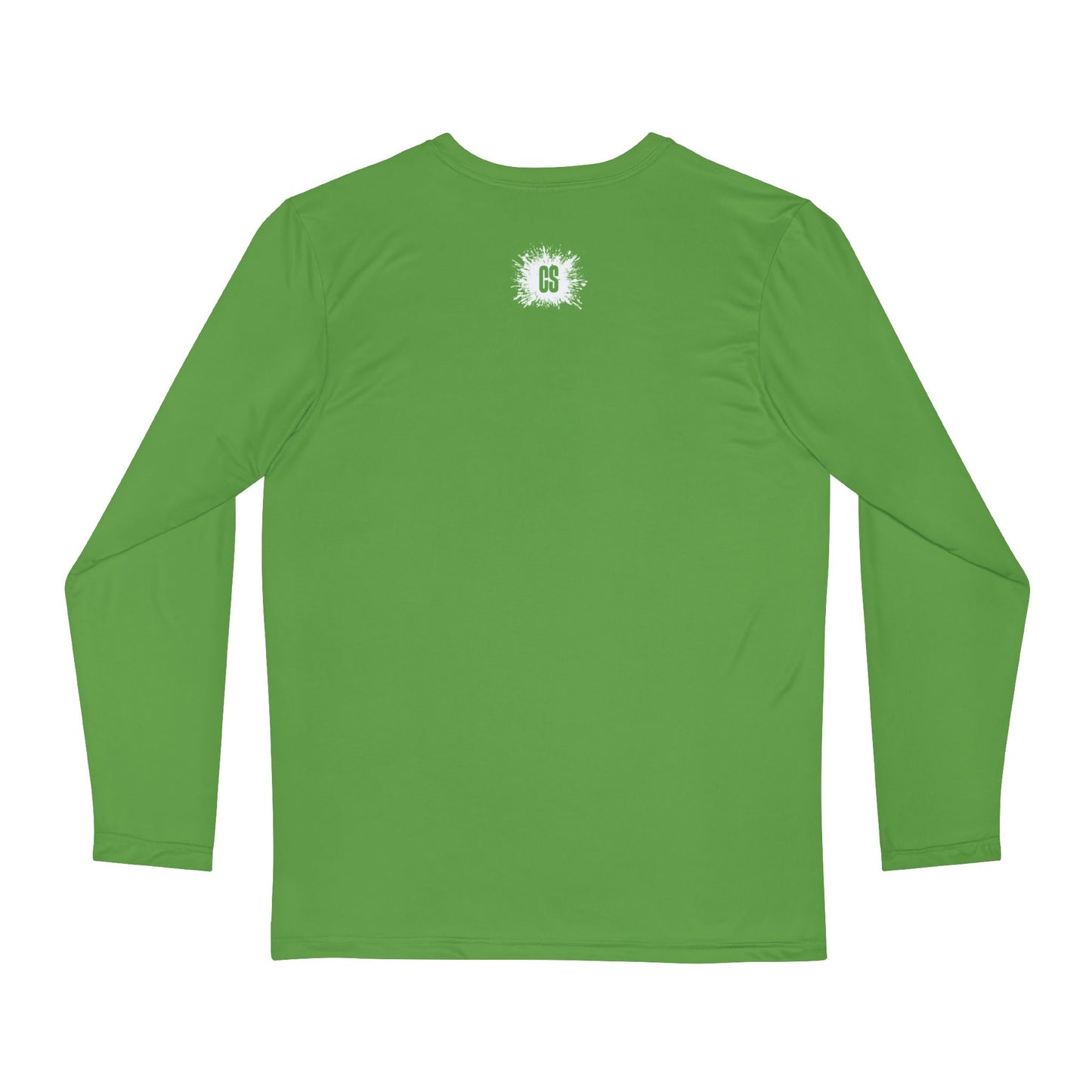 Vibrant Lime Green ColorSplash Long Sleeve Shirt for Vibrant Comfort