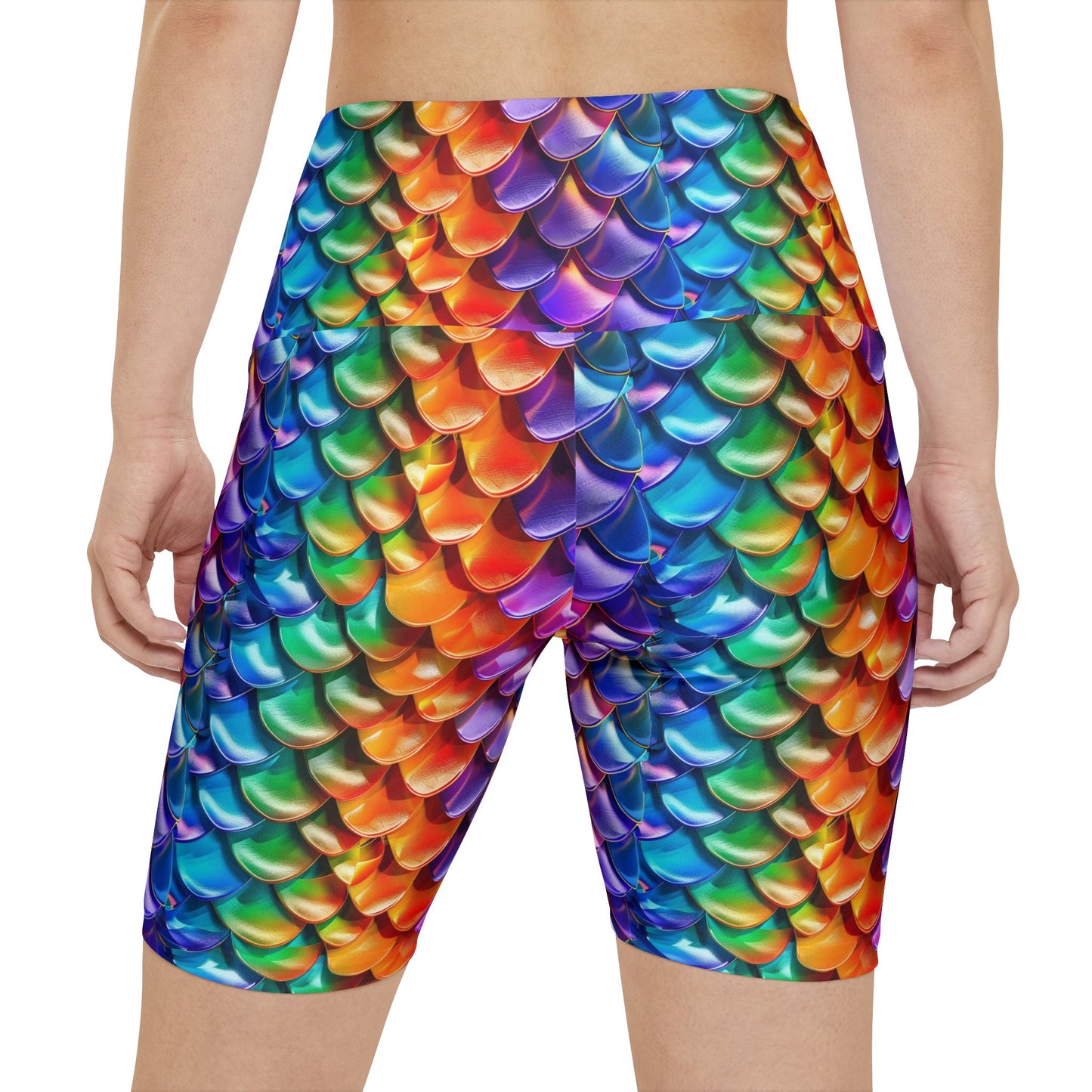 Neon Reptile Women's Workout Shorts