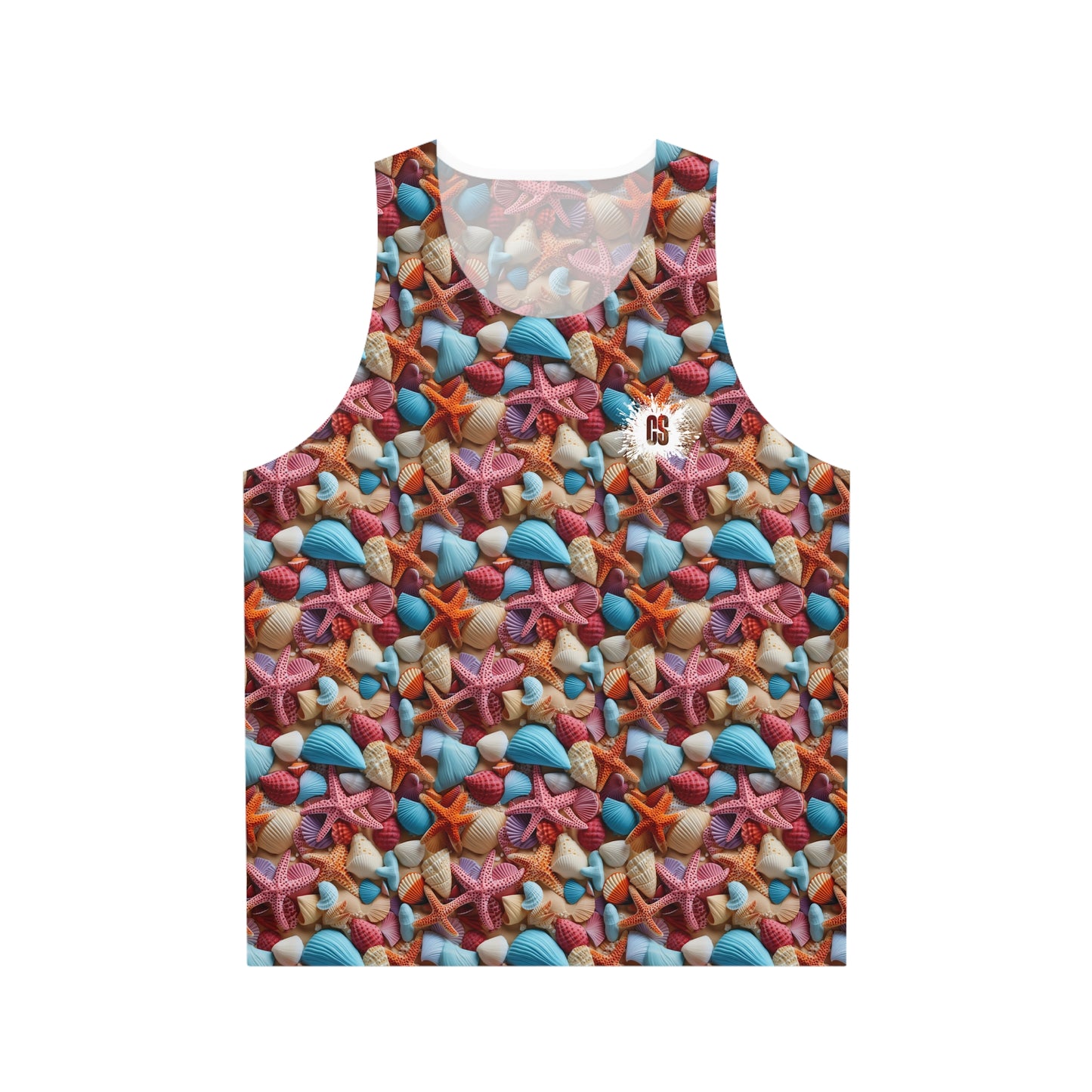 Starfish & Seashells Unisex Tank Top