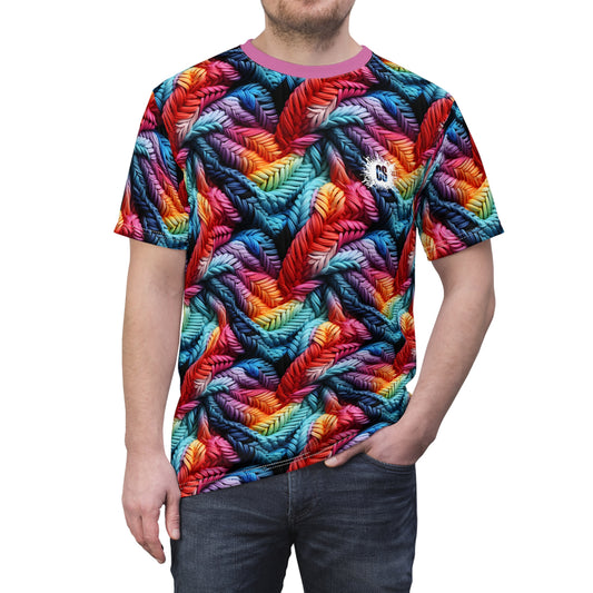 Colorful Lace Unisex Cut & Sew Tee