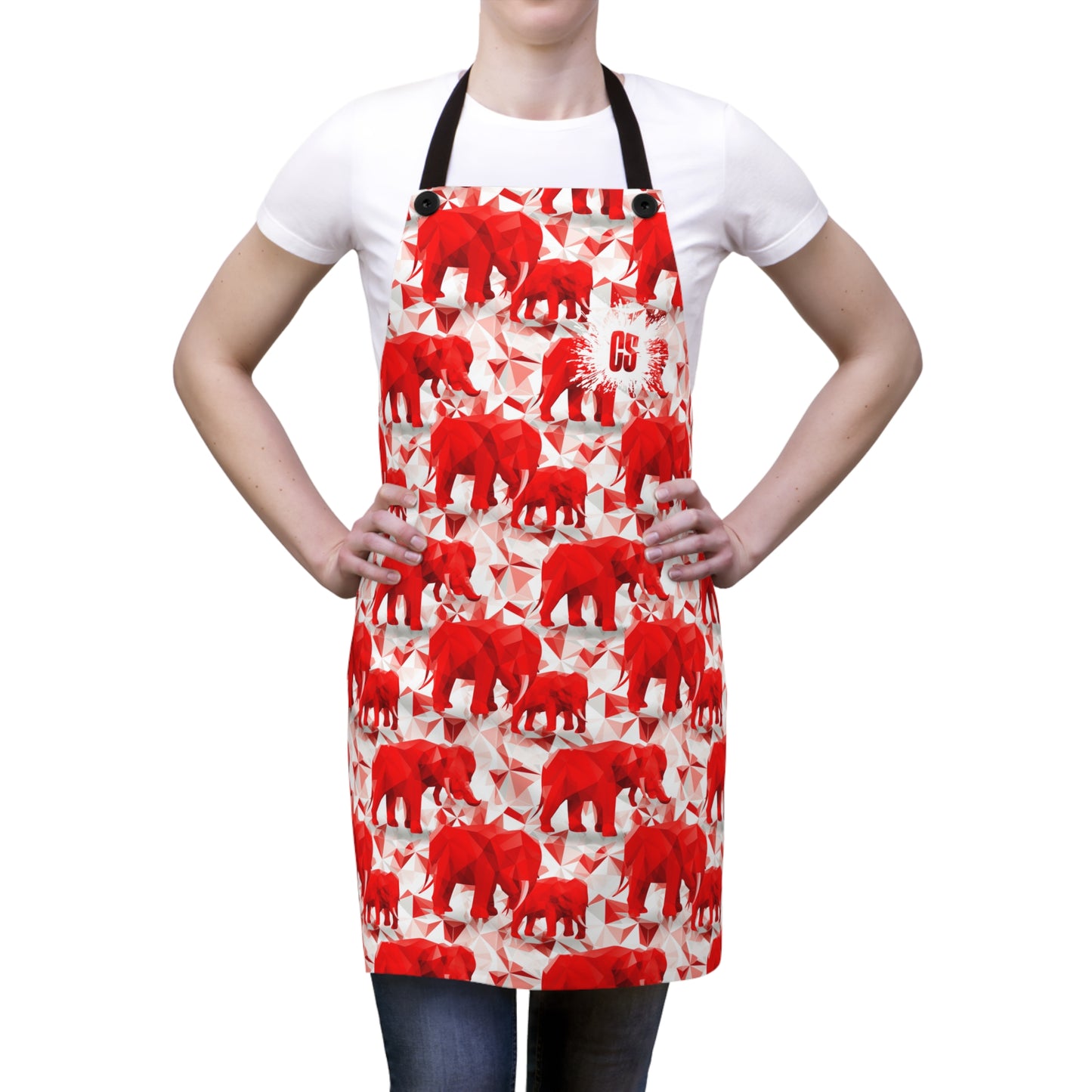 Elephants & Triangles Apron