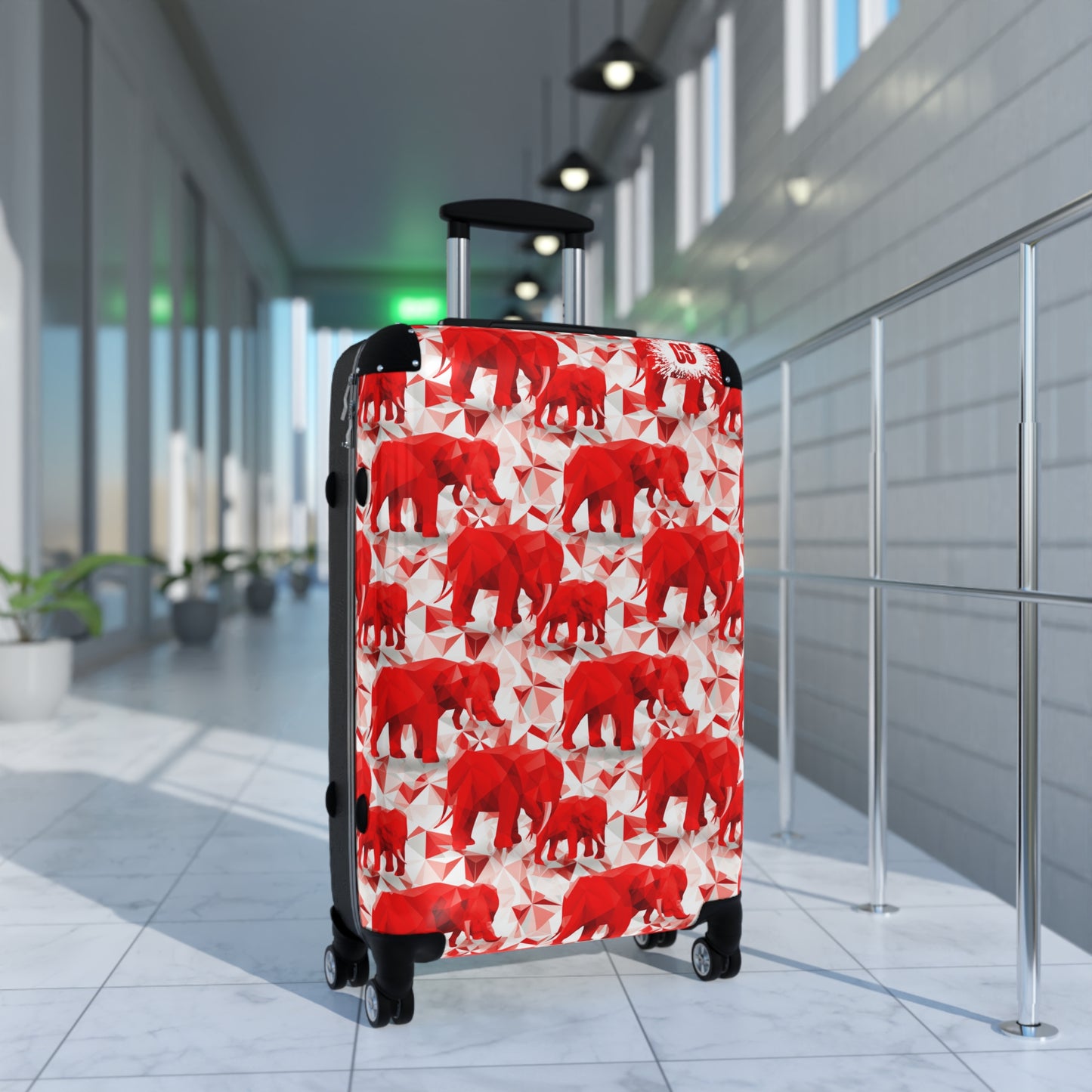 Elephants & Triangles Suitcase