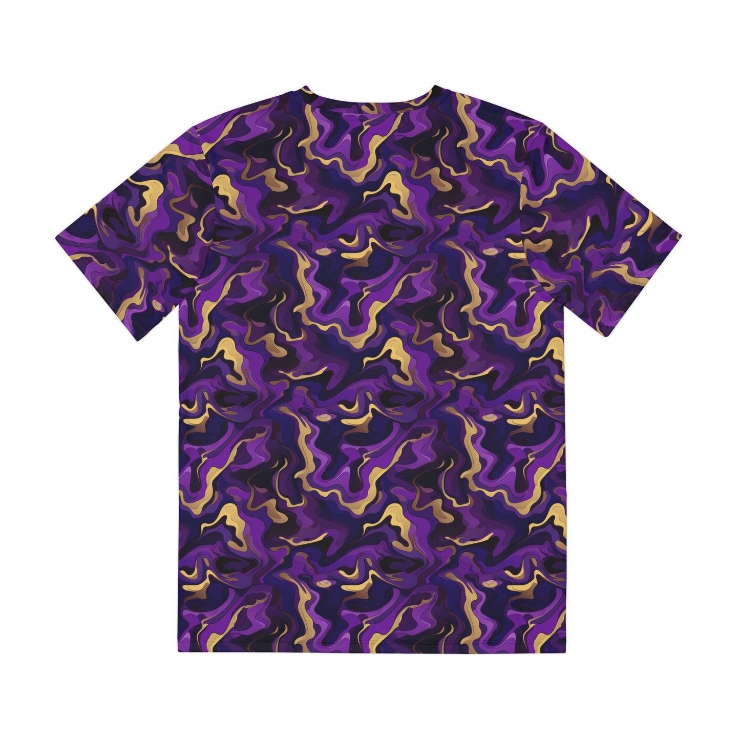 Purple & Gold 1911 Q Dog Men's Polyester Tee