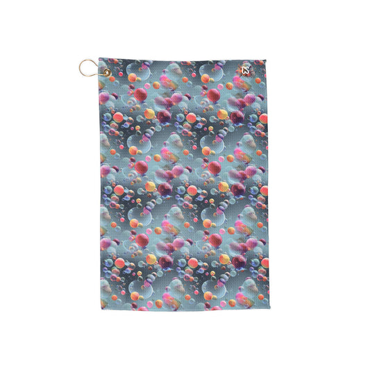Colorful Bubble Attack-Golf Towels - Perfect for Enthusiasts & Gifts