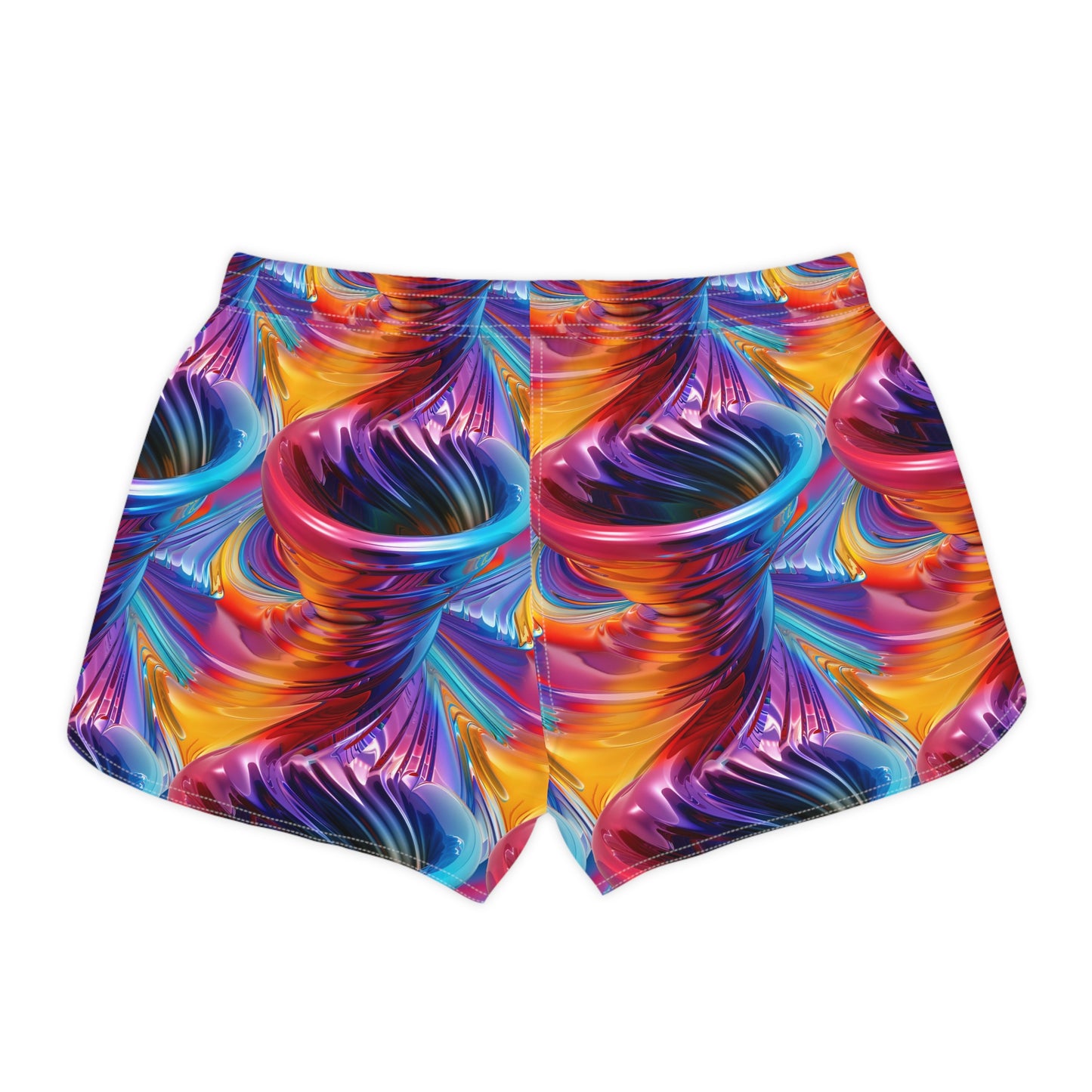 Colorful Cyclone Women's Casual Shorts