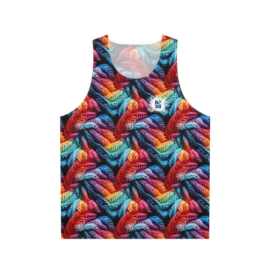 Colorful Lace Unisex Tank Top