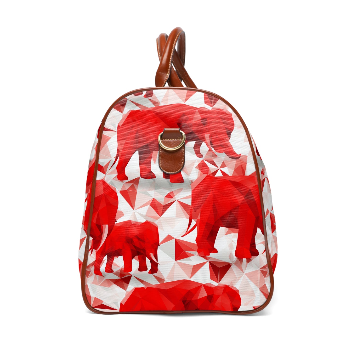 Elephants & Triangles Waterproof Travel Bag