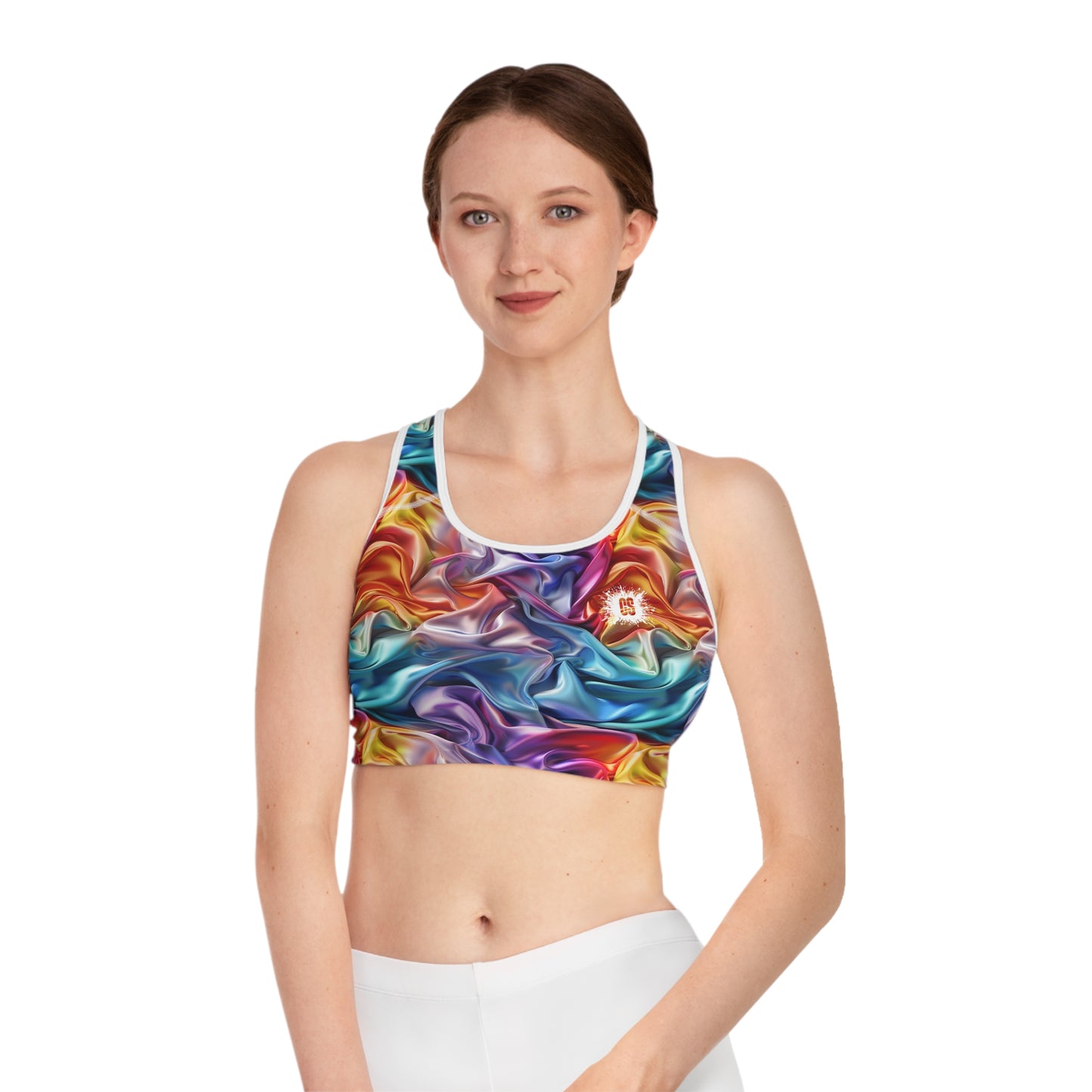 Majestic Satin Sports Bra