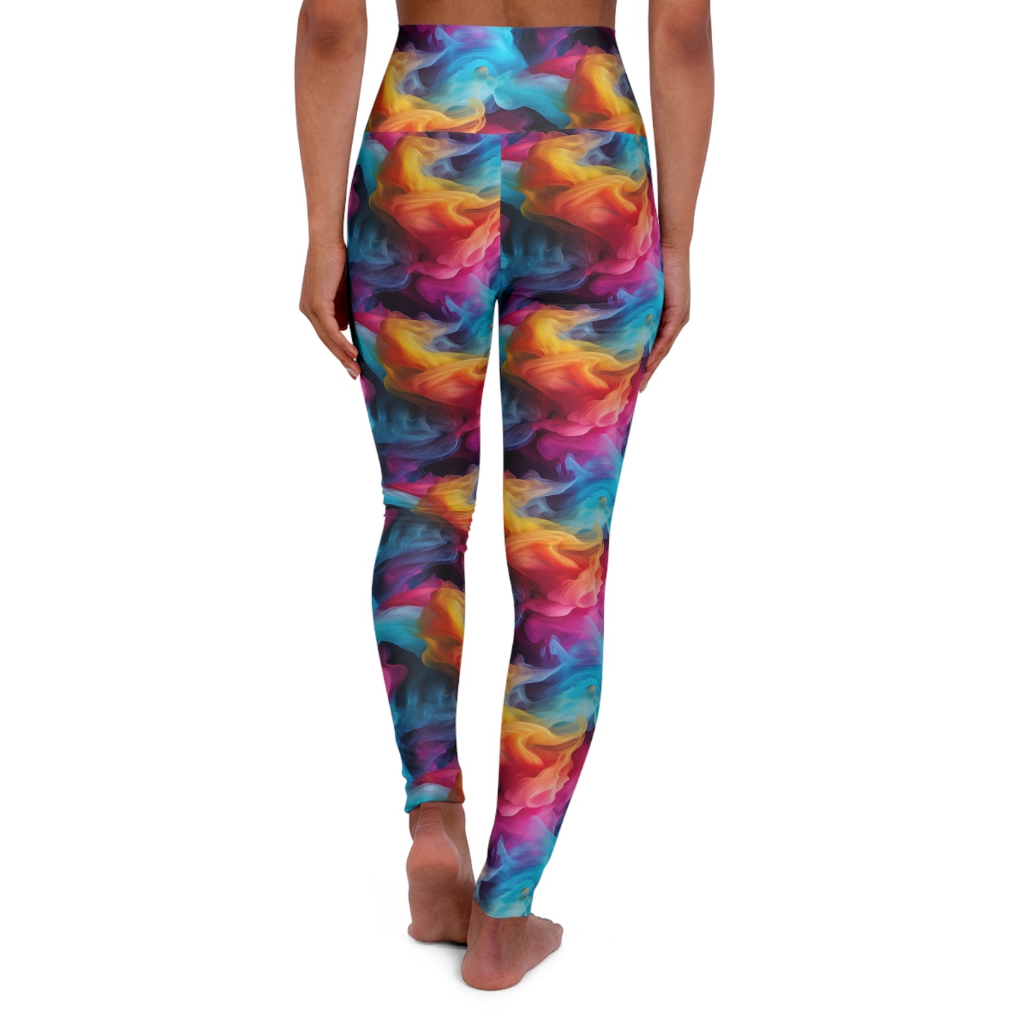 Smoky Haze High Waisted Yoga Leggings