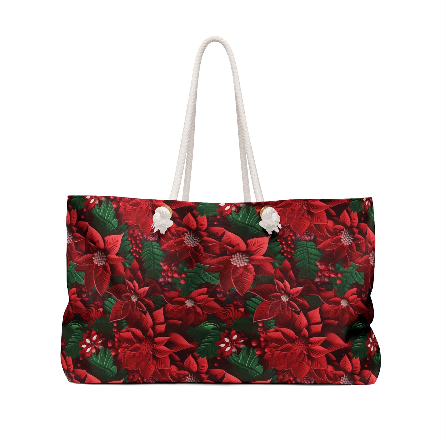 Christmas Leaves Weekender Bag