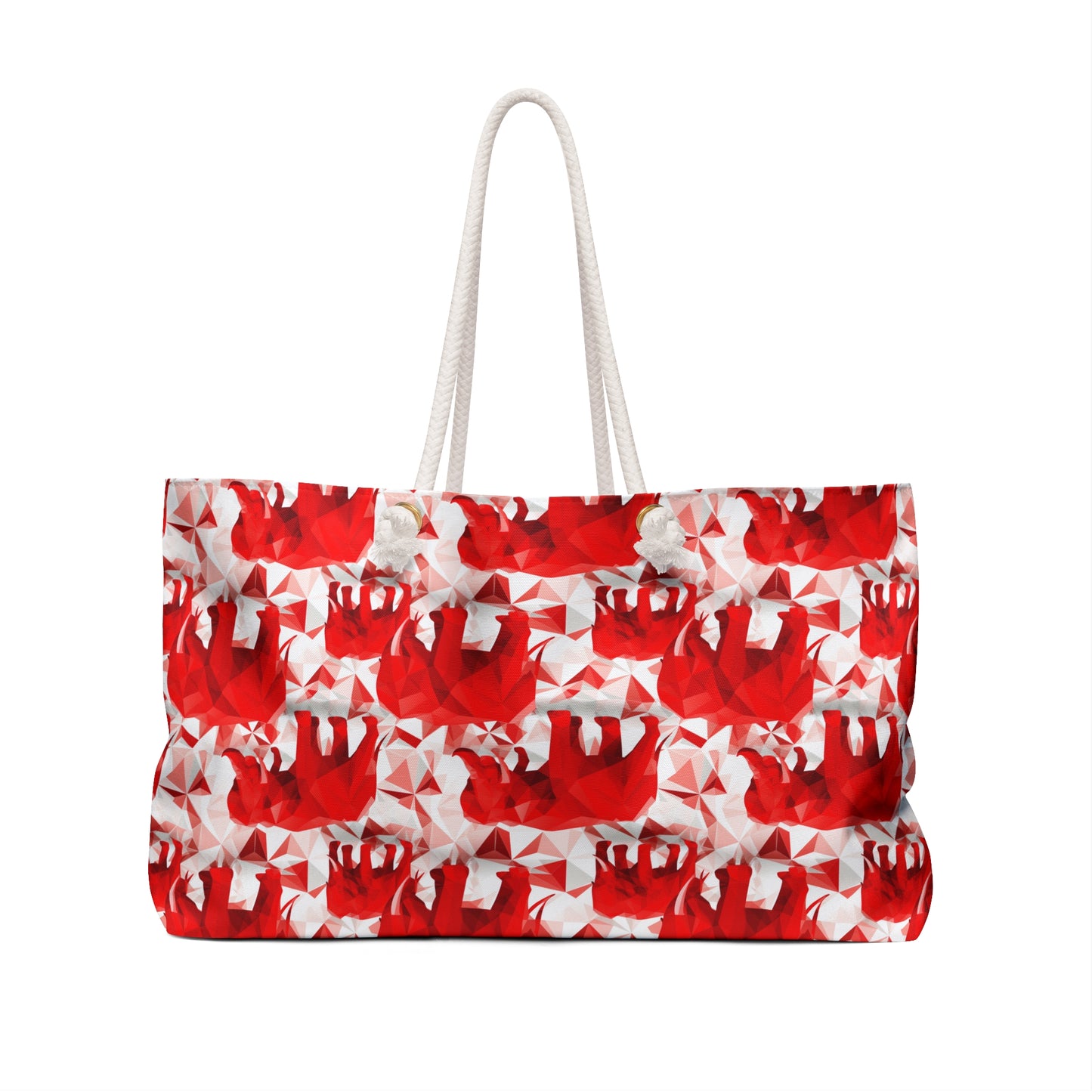 Elephants & Triangles Weekender Bag