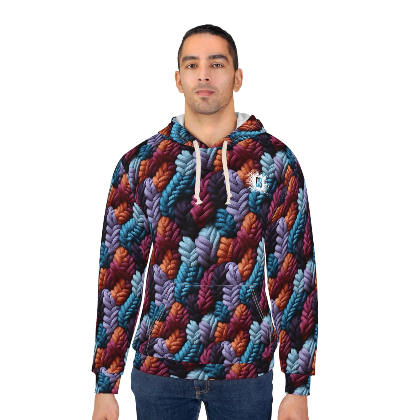 Colorful Knots Unisex Pullover Hoodie