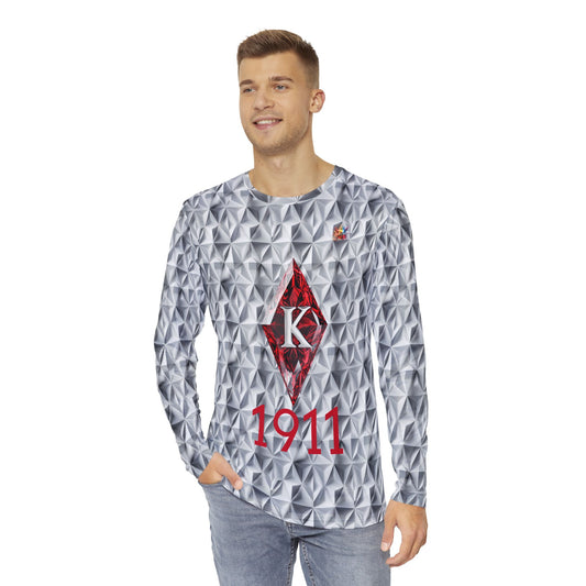 Kappa Diamond #8 Men's Long Sleeve Shirt